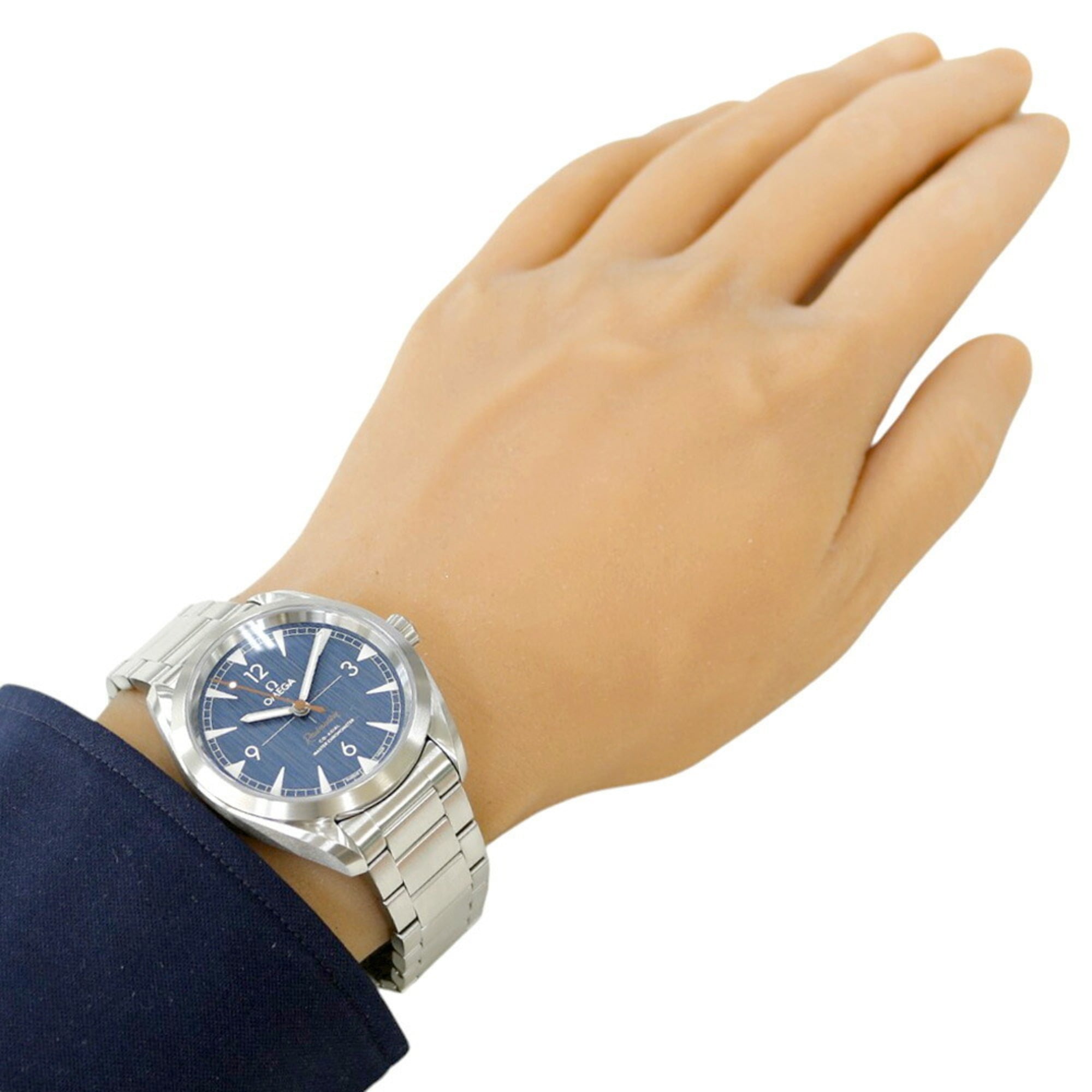 Omega Railstar watch, stainless steel automatic, men's OMEGA