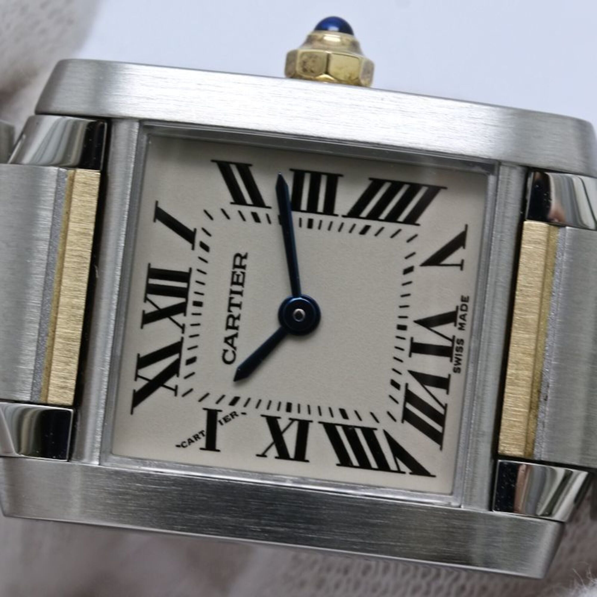 Cartier Tank Francaise W51007Q4 Ivory Dial 20mm Watch