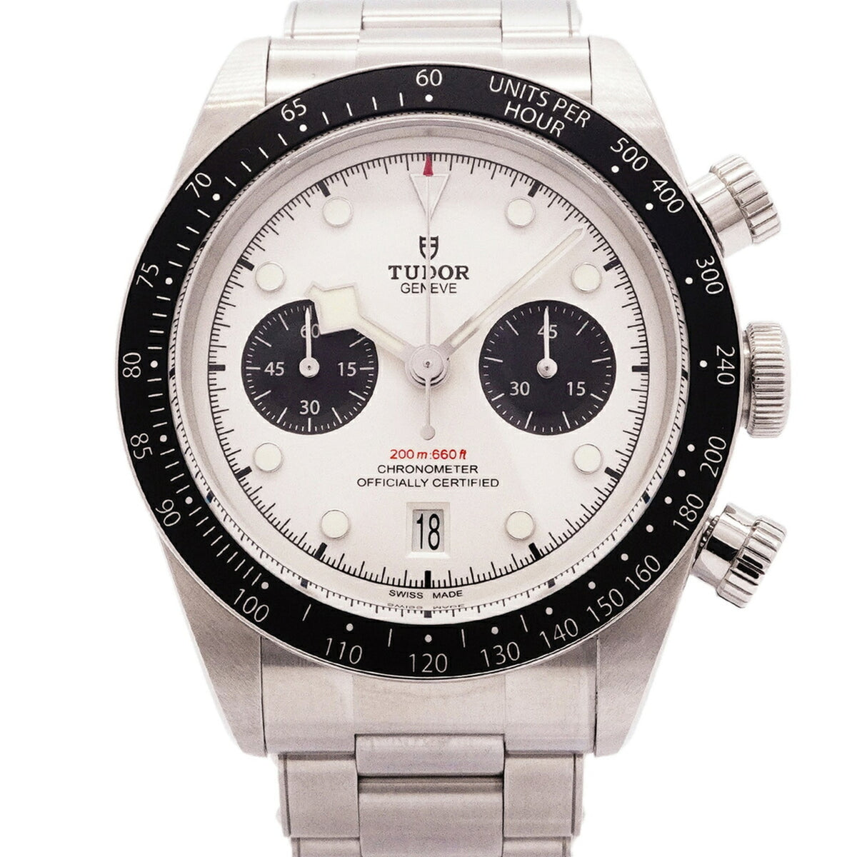 Montre Tudor Black bay Chrono 79360N Blanc Cadran 41 mm