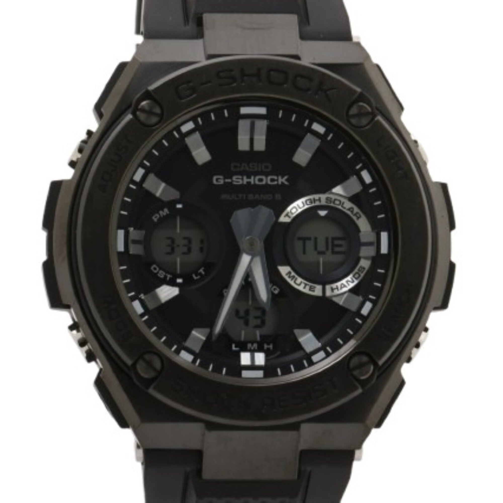 CASIO G-SHOCK G-STEEL GST-W100 Series GST-W110MS-1AJF Black Resin/Stainless Steel Men's Watch
