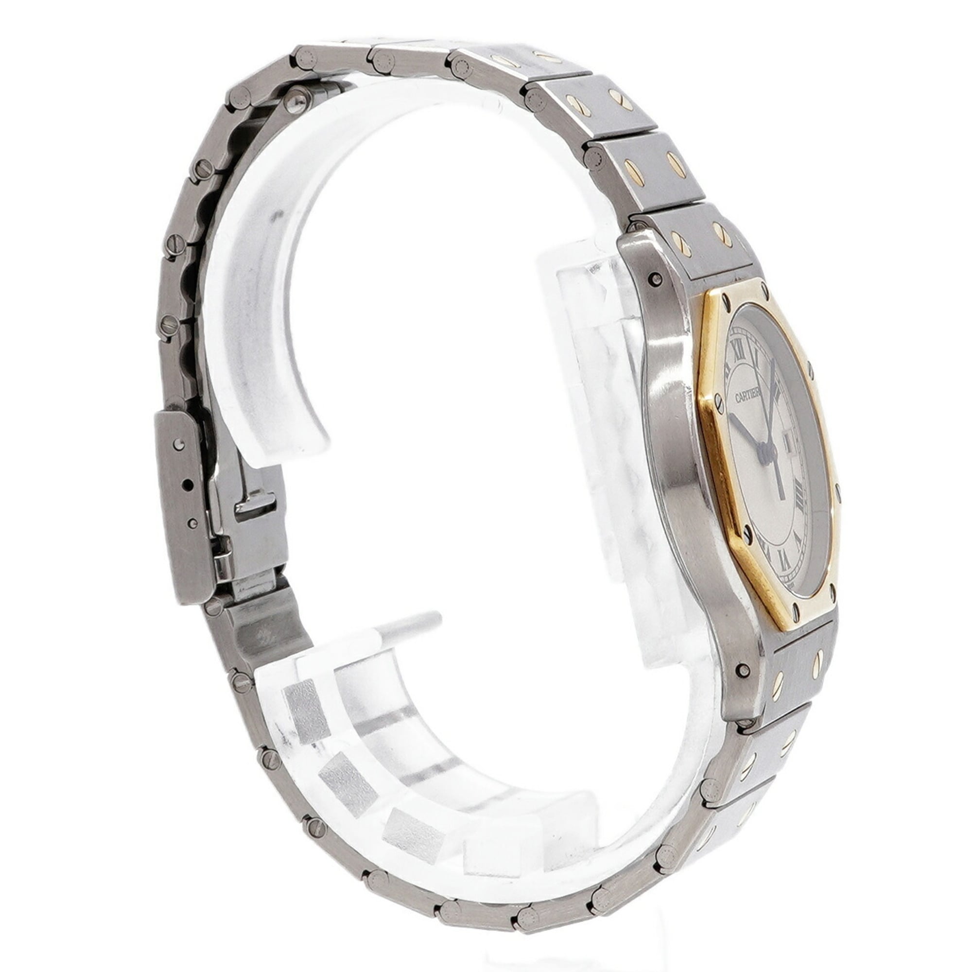 Montre Cartier Santos Octagon LM W2001583 Beige Cadran 29 mm