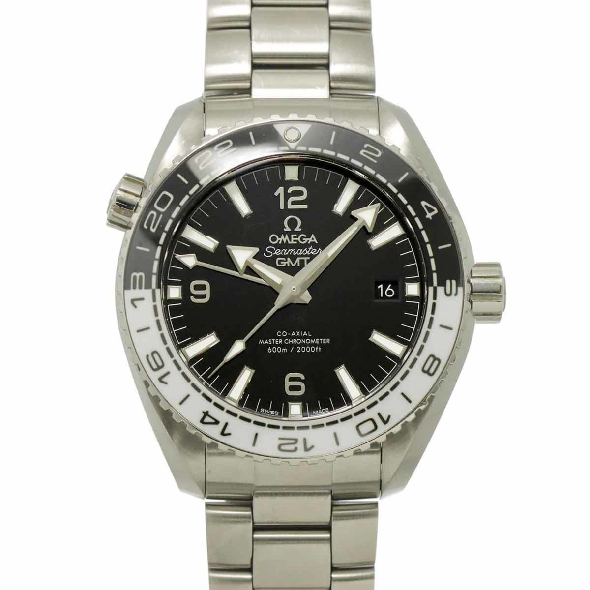 Omega Seamaster Planet Ocean Co-Axial Master Chronometer GMT 600M 215 30 44 22 01 001 Black Dial 44mm Watch