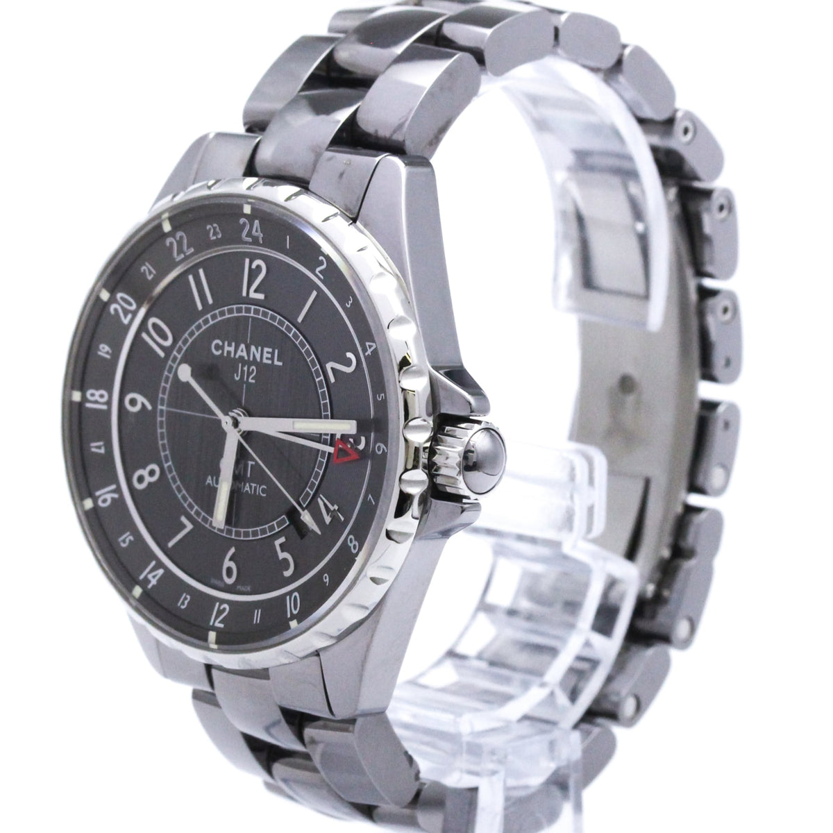 Chanel J12 H3099, graues Zifferblatt, 41 mm Uhr