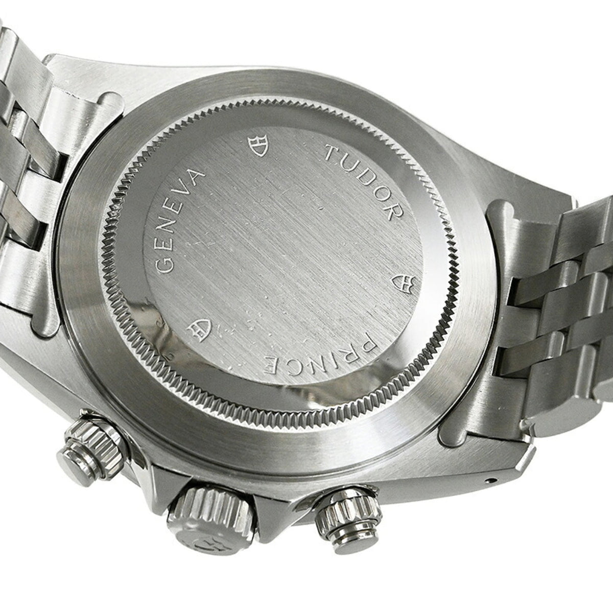 Tudor Prince Date Chronotime Tiger 79260 Black, Silver Dial 39mm Watch