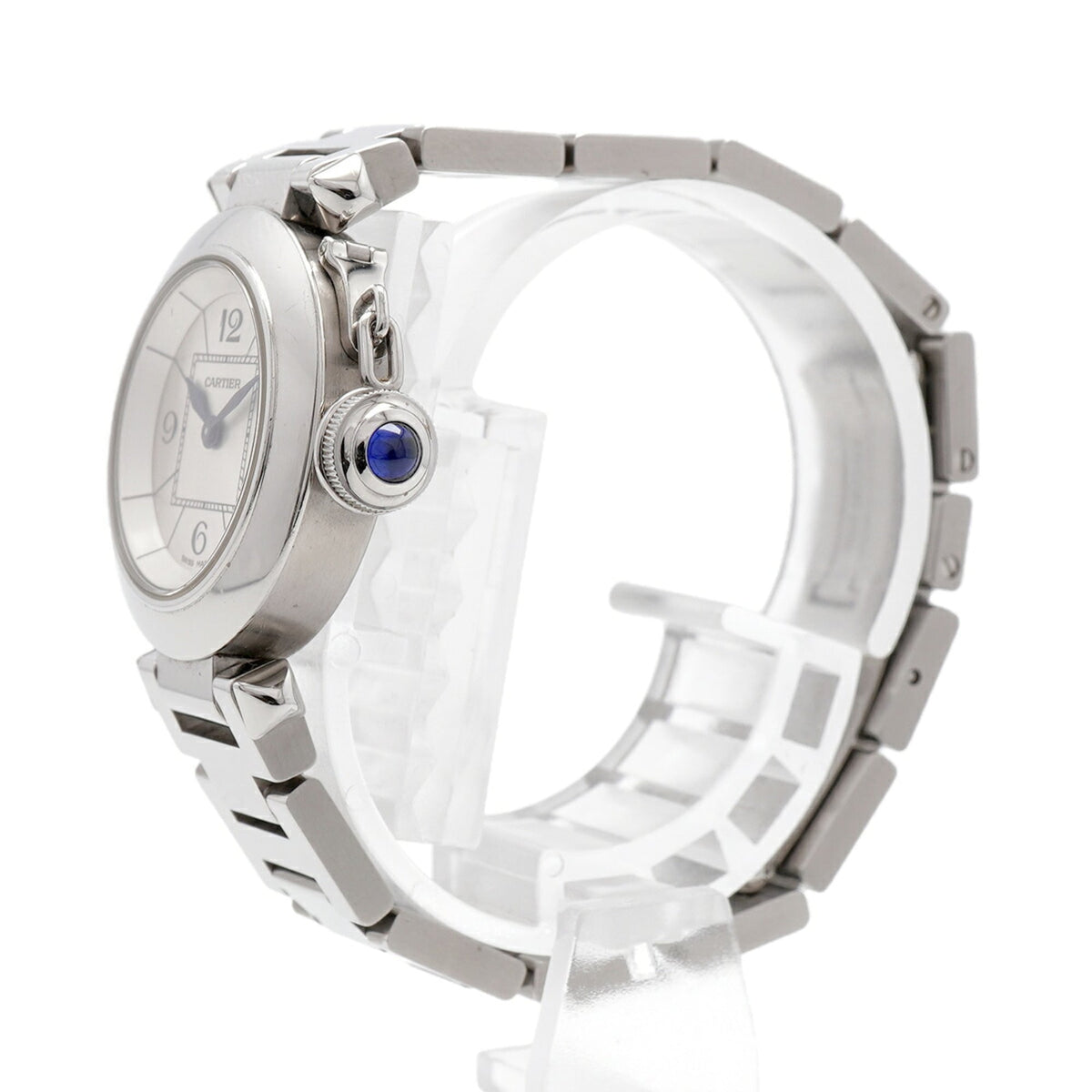 Cartier Miss Pasha W3140007 horloge met zilveren wijzerplaat, 27 mm