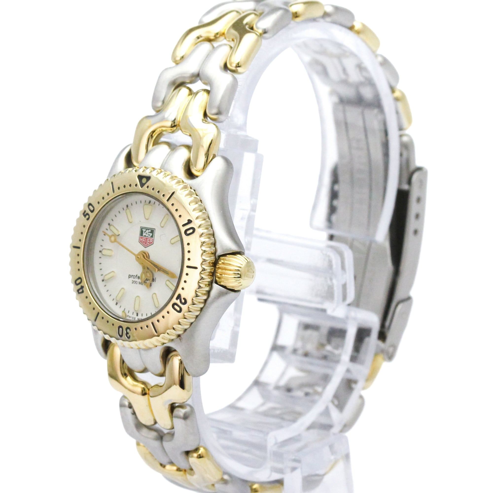 Montre TAG Heuer Sel WG1422 Blanc avec cadran de 24 mm