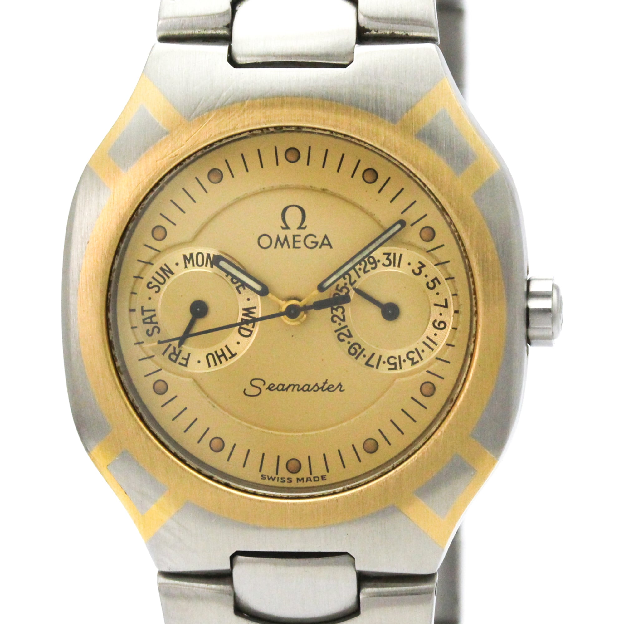 Omega Seamaster 3.961.022 Gold Dial 31mm Watch
