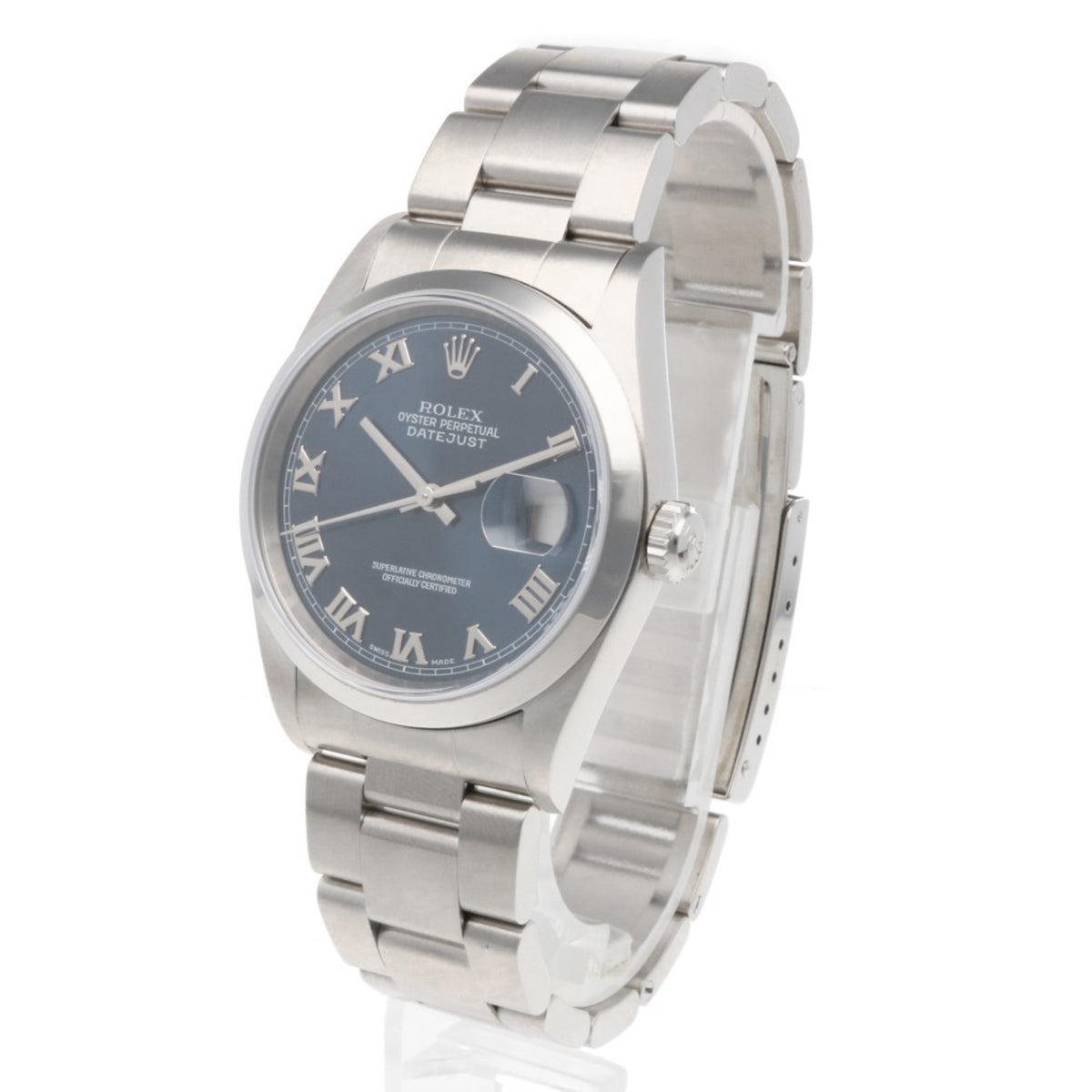 Rolex Datejust 16200 Blue Dial 36mm Watch