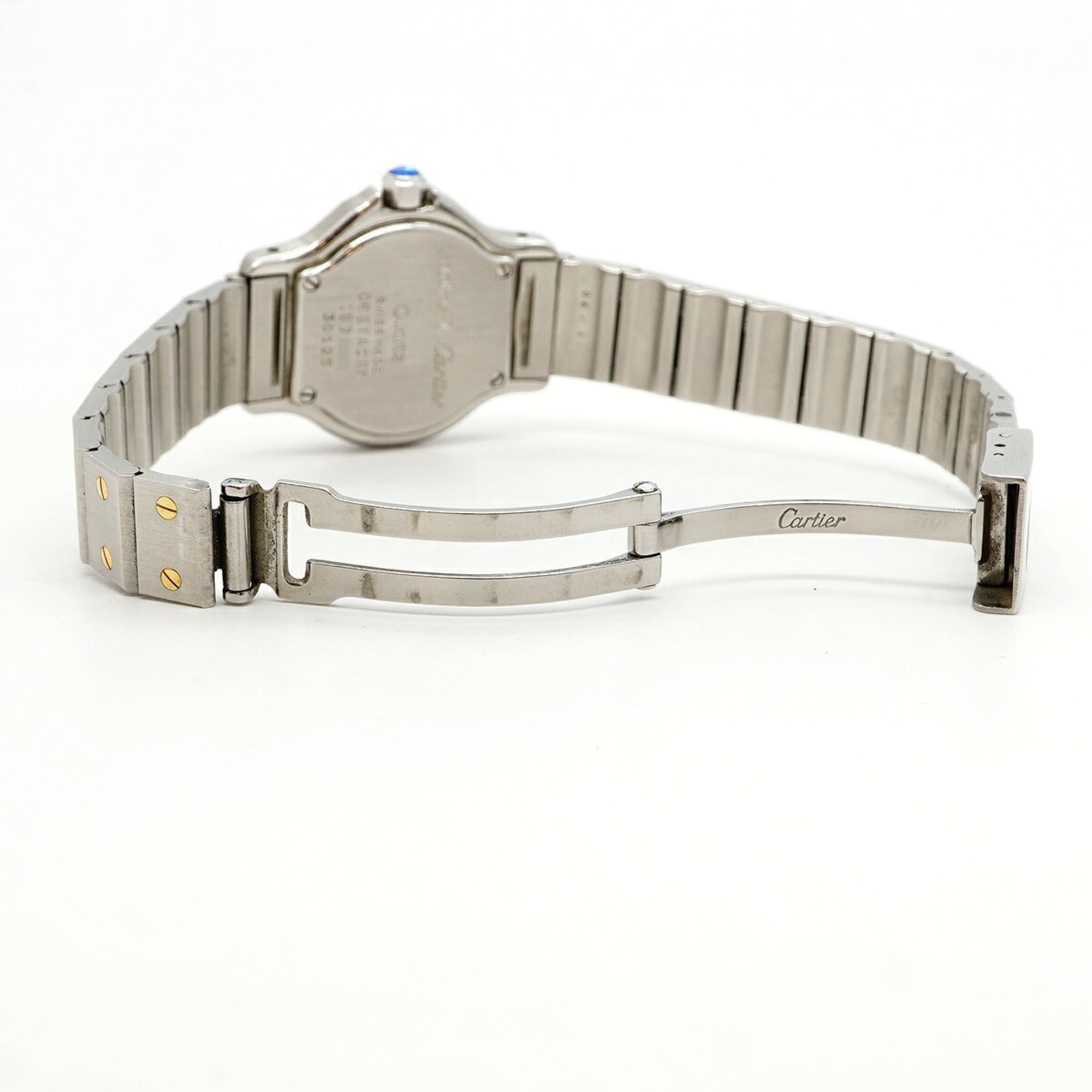 Cartier Santos Octagon SM W2001683 Ivory Dial Wo