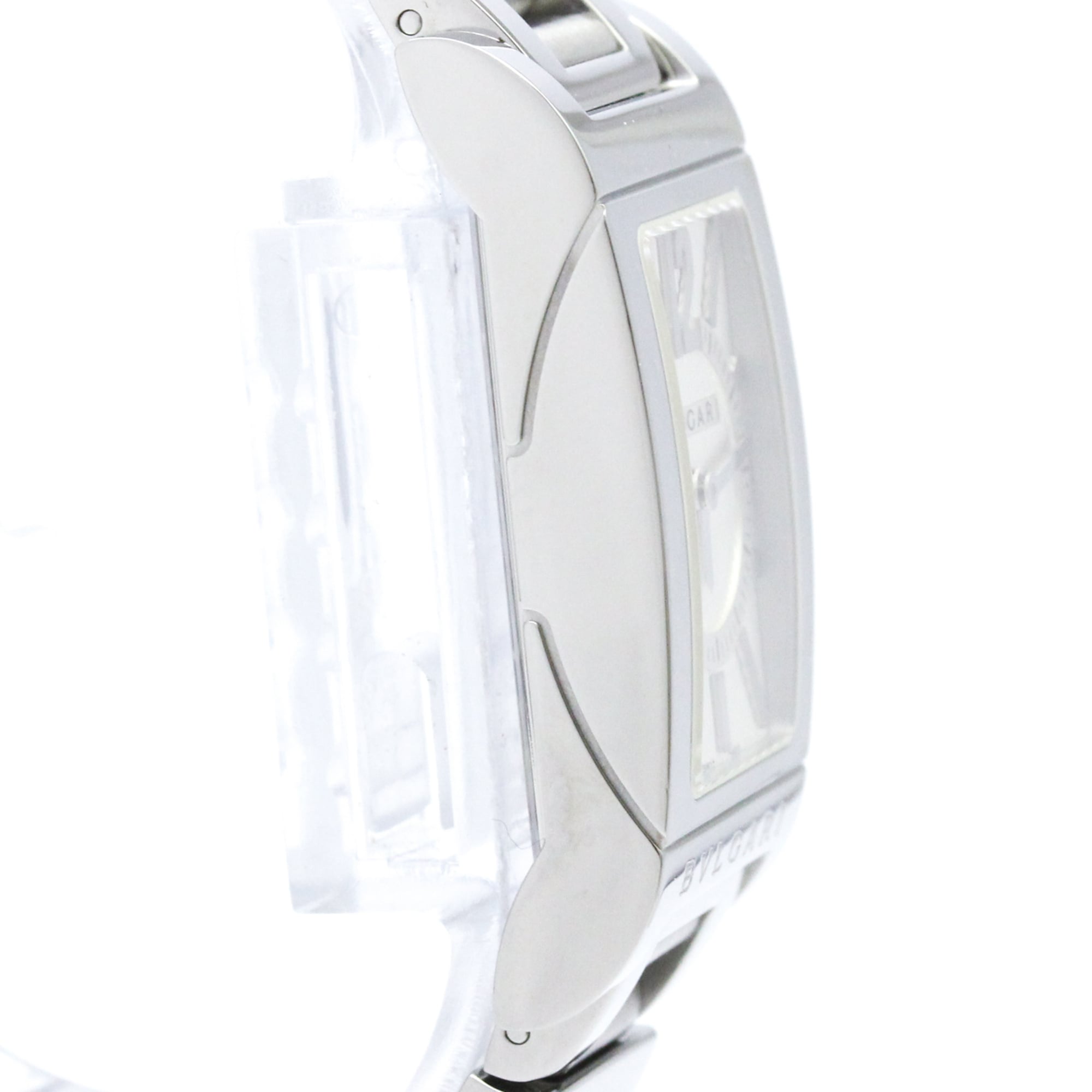 Bulgari Rettangolo Stainless Steel Quartz Ladies Watch RT39S Polished