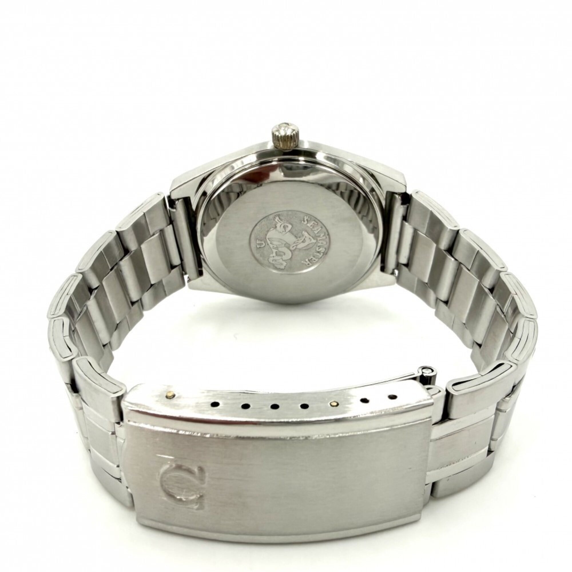 Montre Omega Seamaster Cal. 1022 Day-Date 166021, cadran bleu, 34 mm
