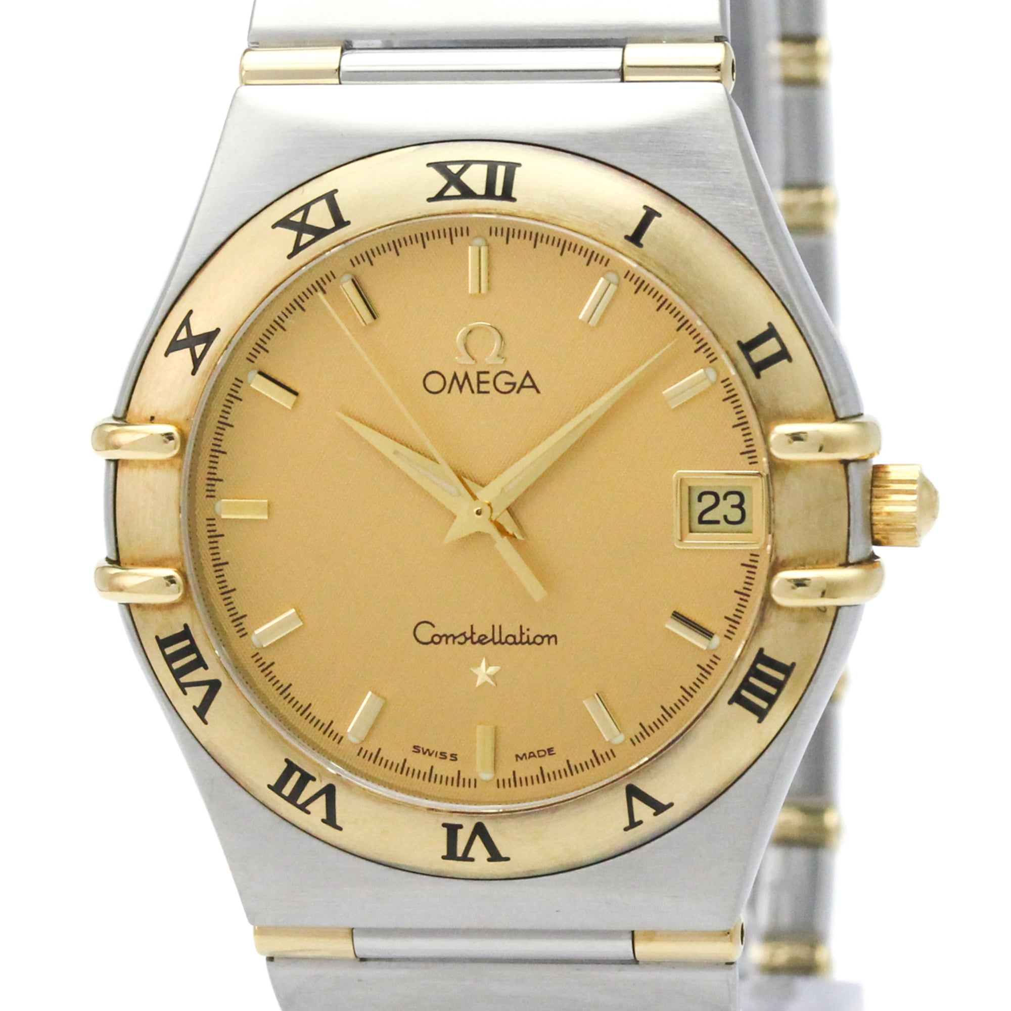 Omega Constellation 1312.1 Gold Dial 34mm Watch