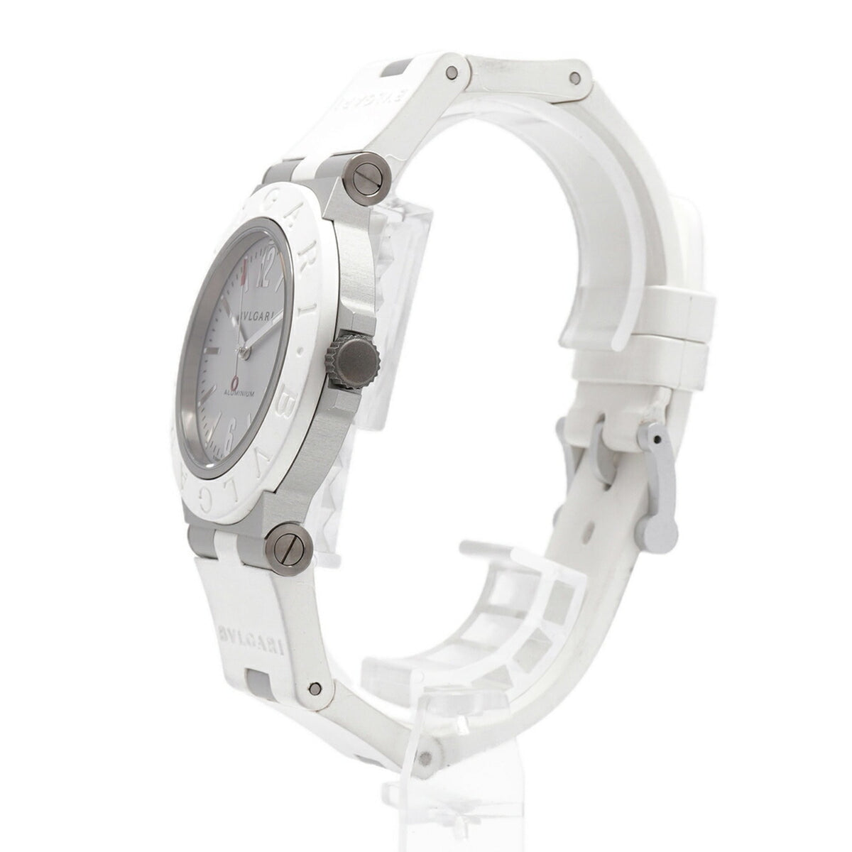 Bvlgari Aluminium BB40AT met zilveren wijzerplaat 40mm Horloge