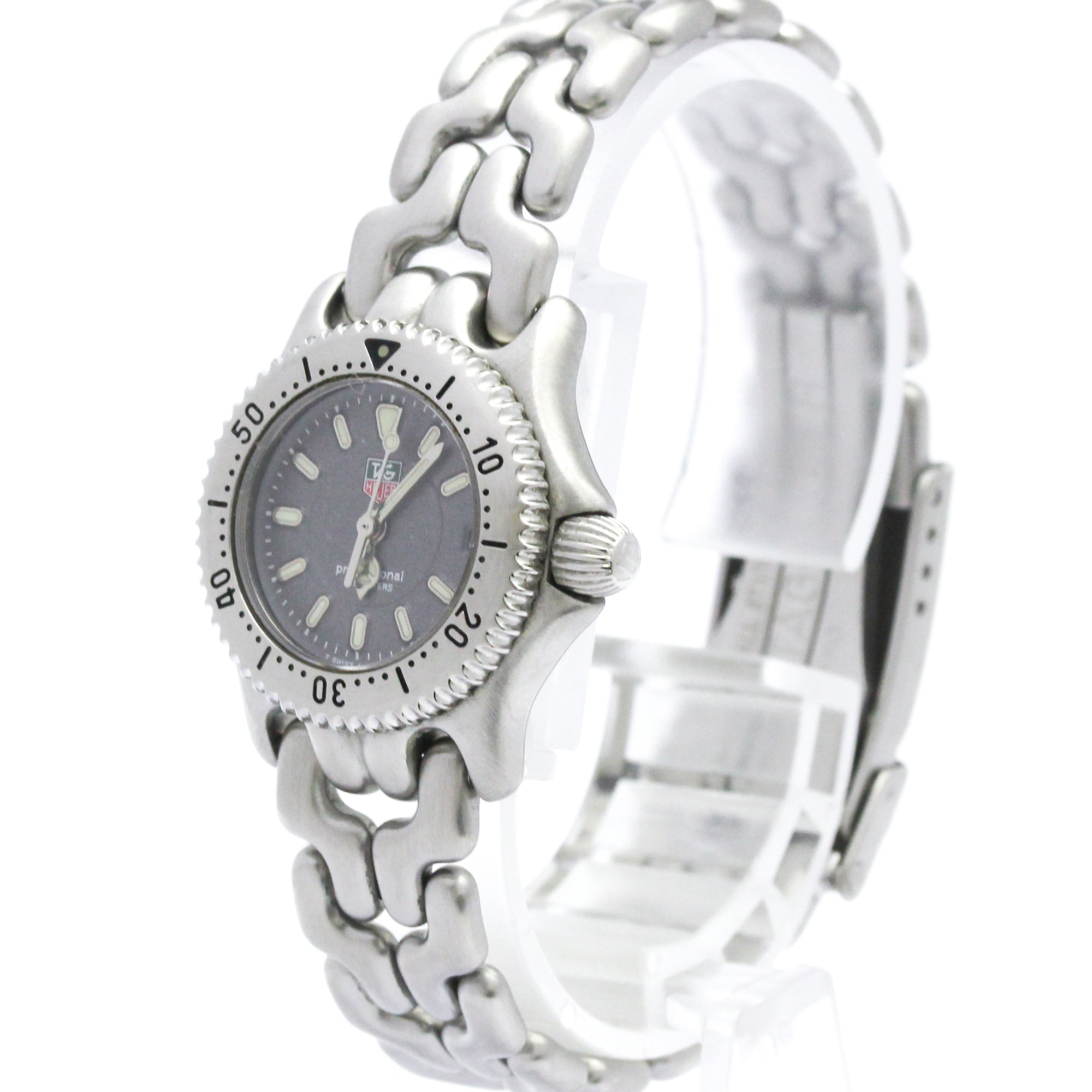 TAG HEUER Sel Professional Steel Quartz Ladies Watch WG1413 Polished