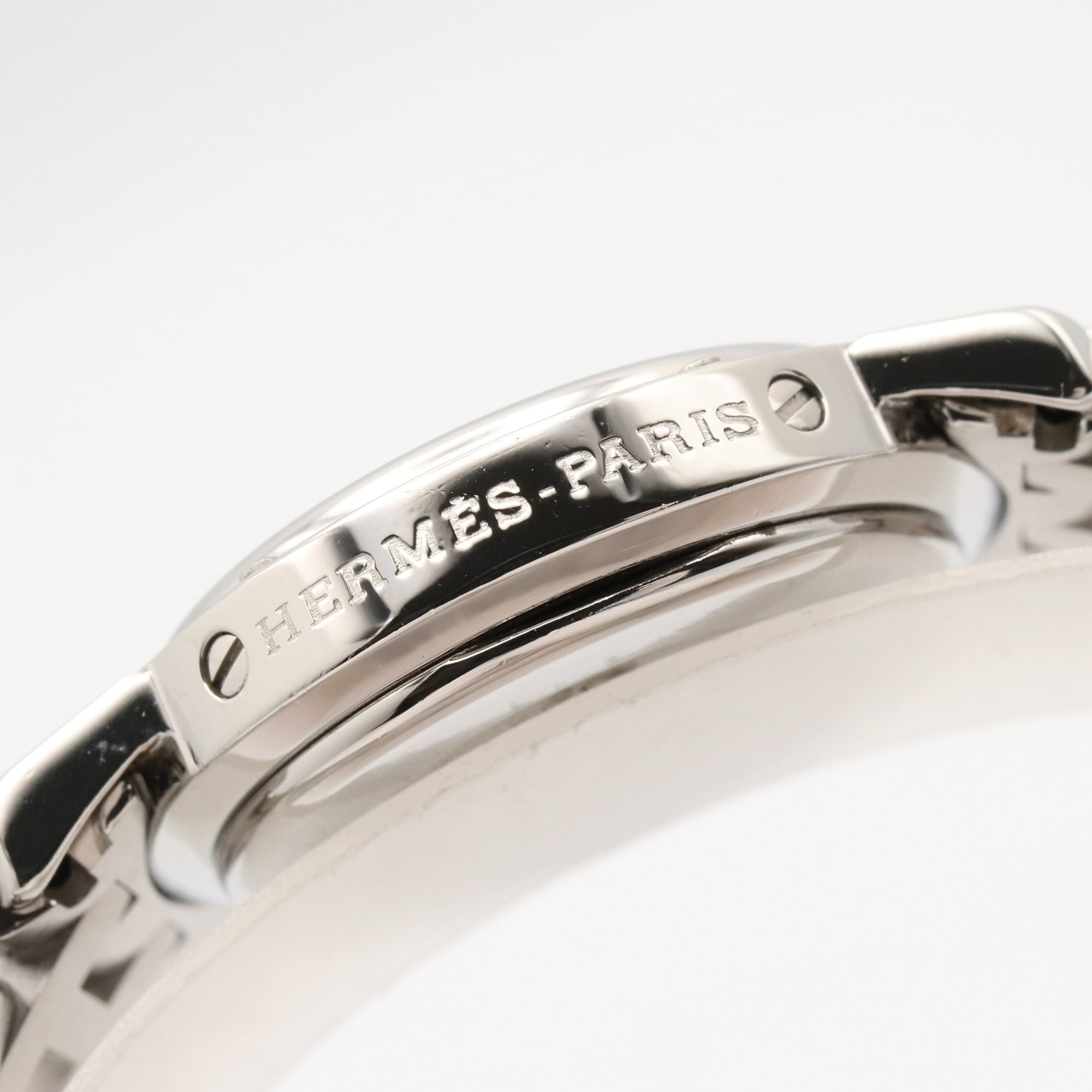 Hermes Clipper CL4.210 White Dial Stainless steel 24mm Watch