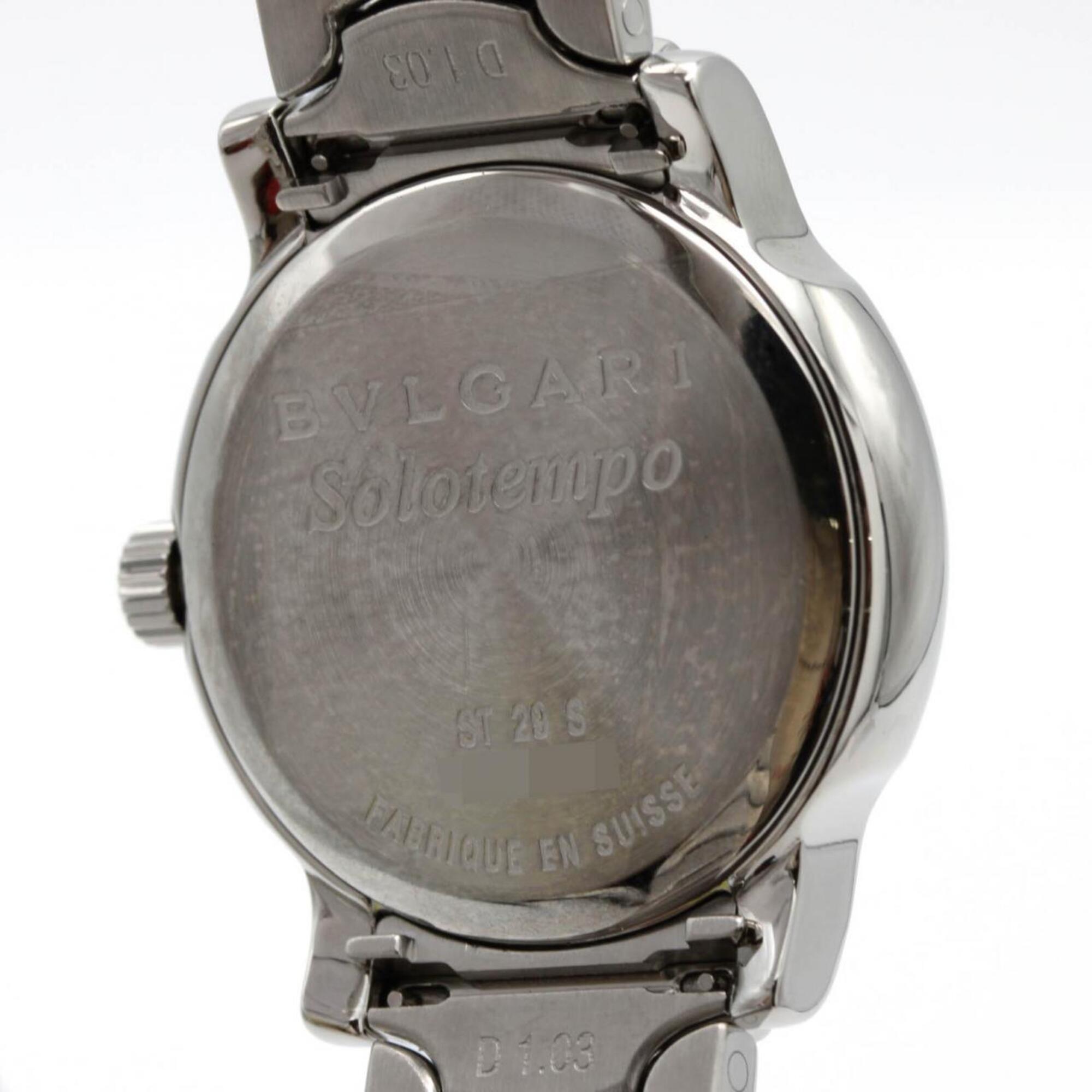 Bvlgari Solotempo ST29BSSD Black Dial 29mm Watch
