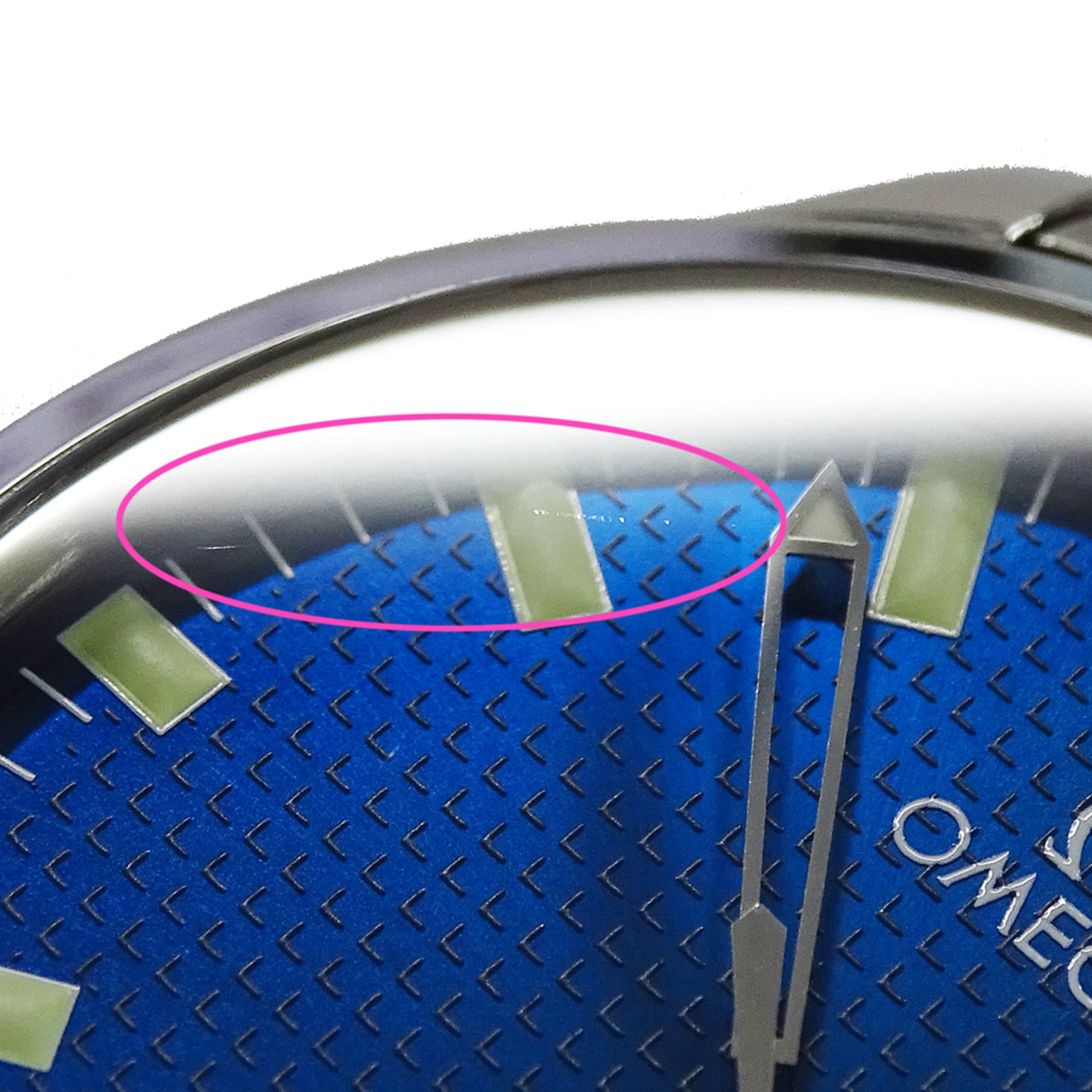 Omega Classic 5203.81 Brand Name Date Automatic Movement Stainless Steel (SS) Silver & Blue