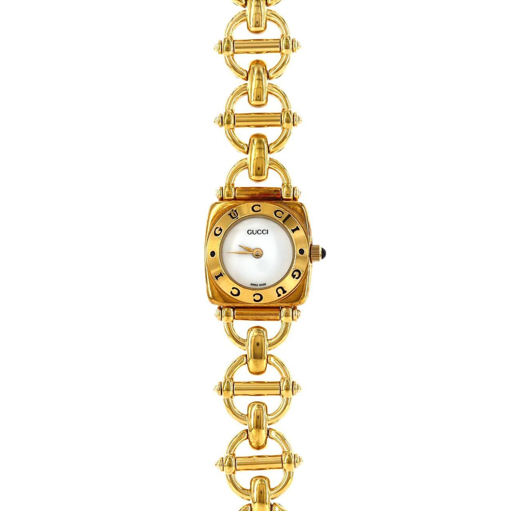 Gucci Horsebit 6400L GP Quartz Watch