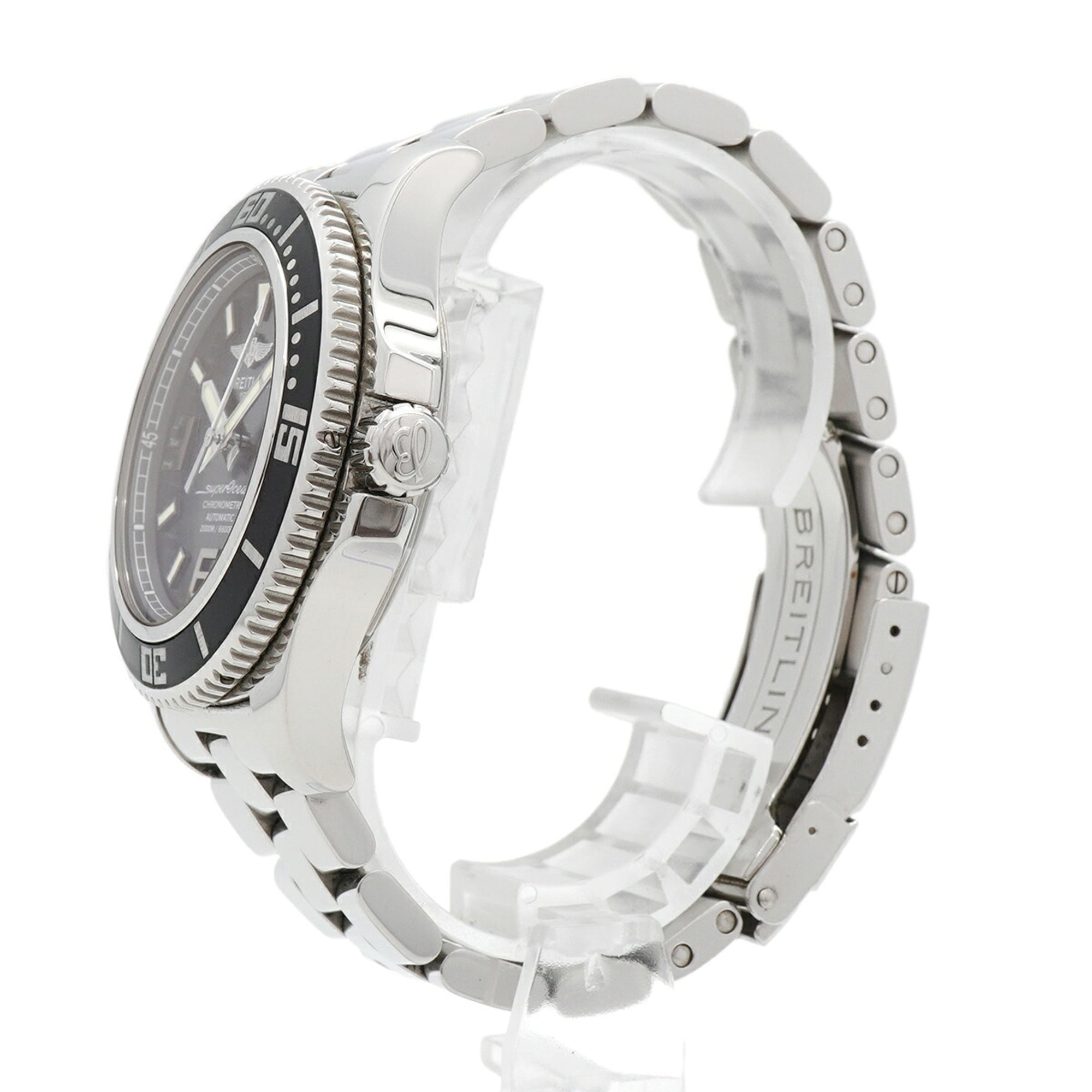 Breitling Superocean A17391 Black Dial 43mm Watch