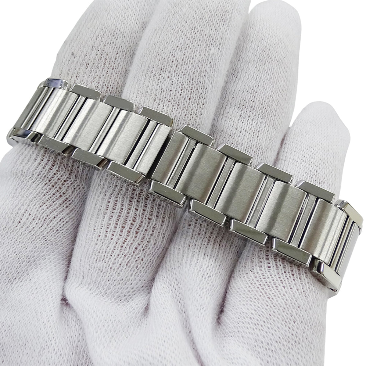 Cartier Tank Française SM W51008Q3 Elfenbein Zifferblatt 20 mm Uhr