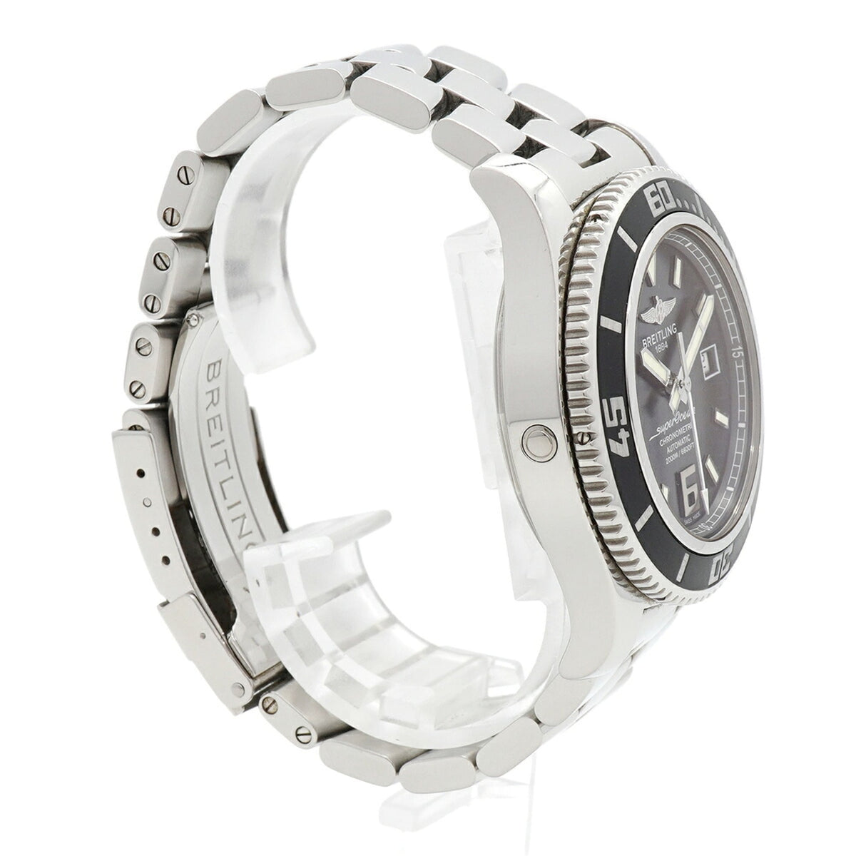 Breitling Superocean A17391 Black Dial 43mm Watch