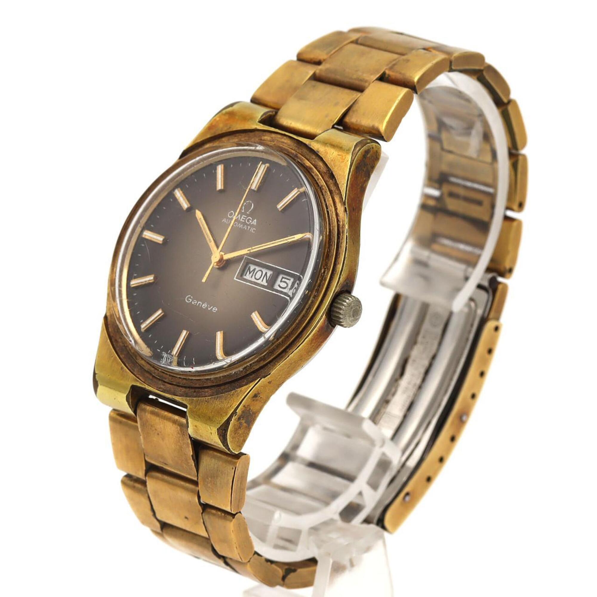 Omega Geneve GZl1j1th Brown Dial 36mm Watch