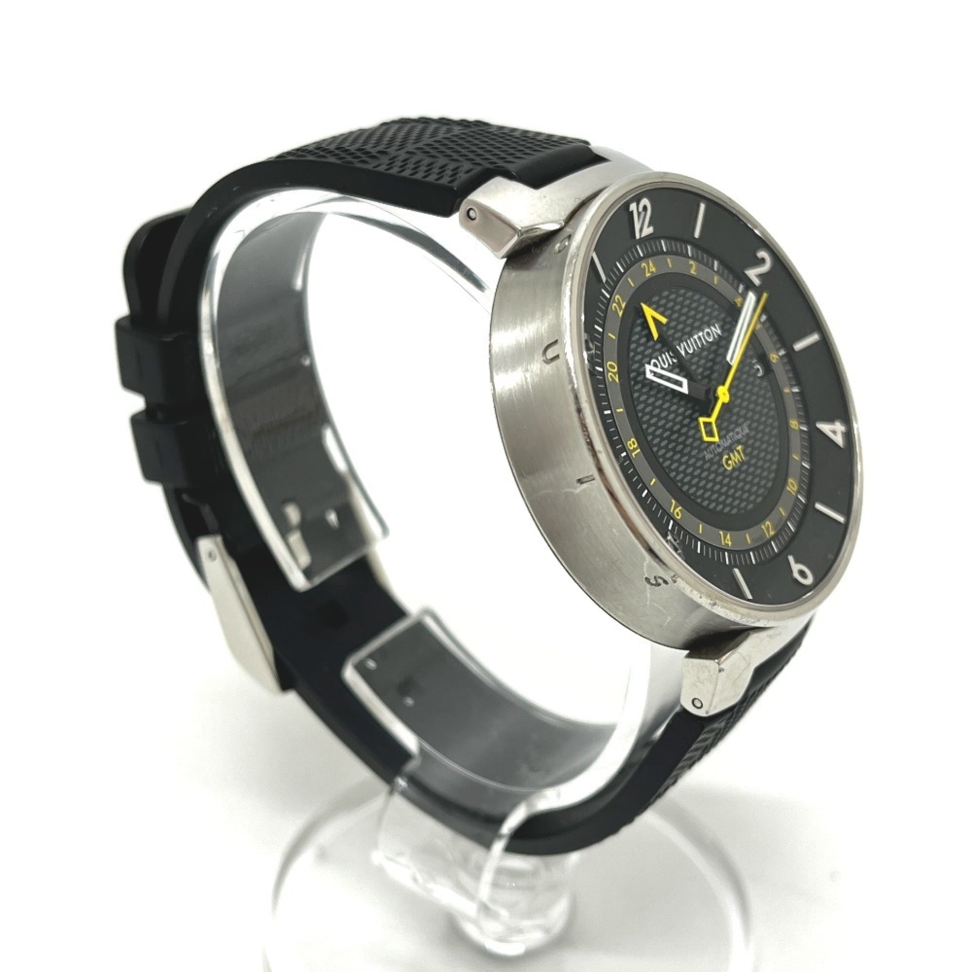 Louis Vuitton Tambour Q8D30 Black Dial 40mm Watch
