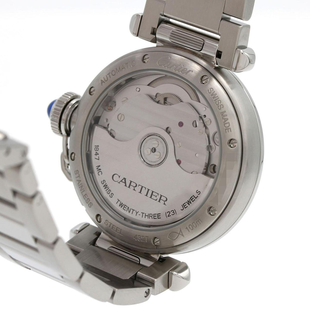 Cartier Pasha de WSPA0013 Silver Dial 35mm Watch