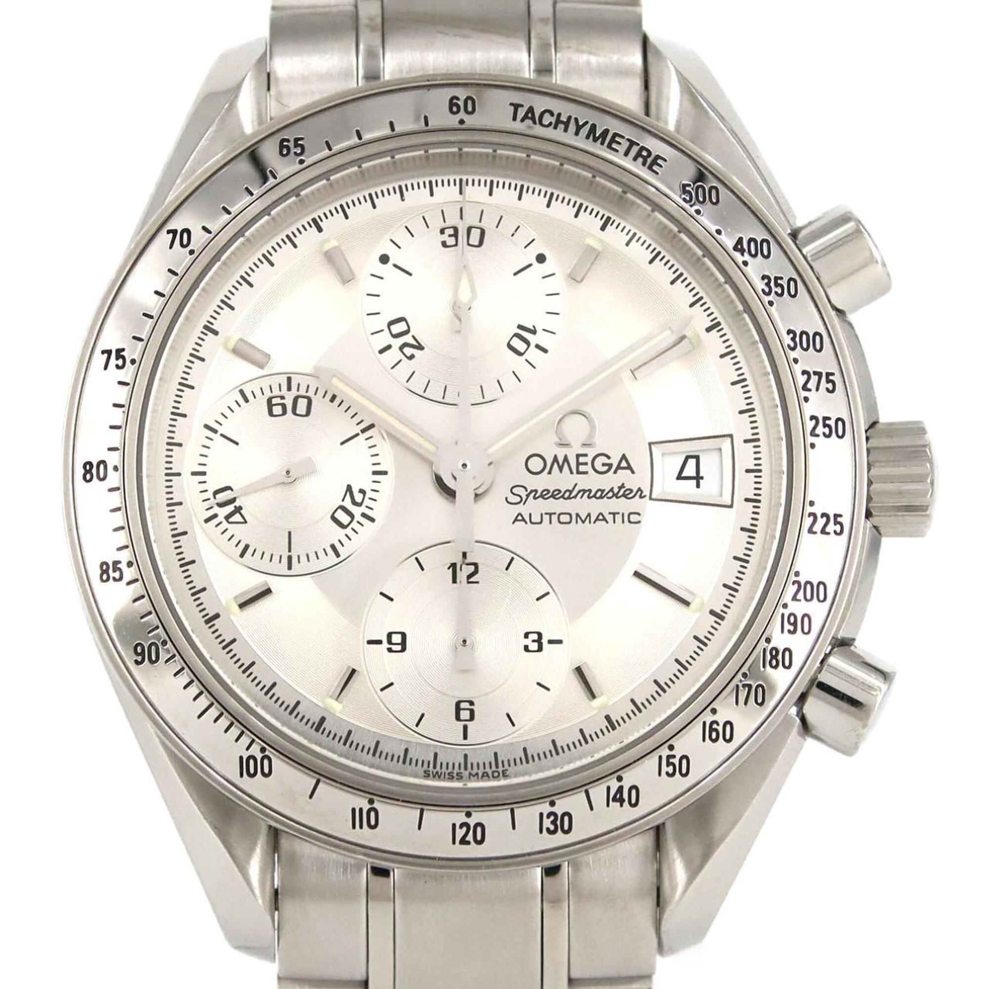 Omega Speedmaster Date 3513.3 Silver Dial 39mm Watch