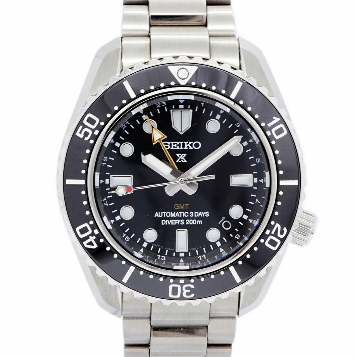 Seiko Prospex Diver Scuba GMT SBEJ011/6R54-00D0 Black Dial 42mm Watch