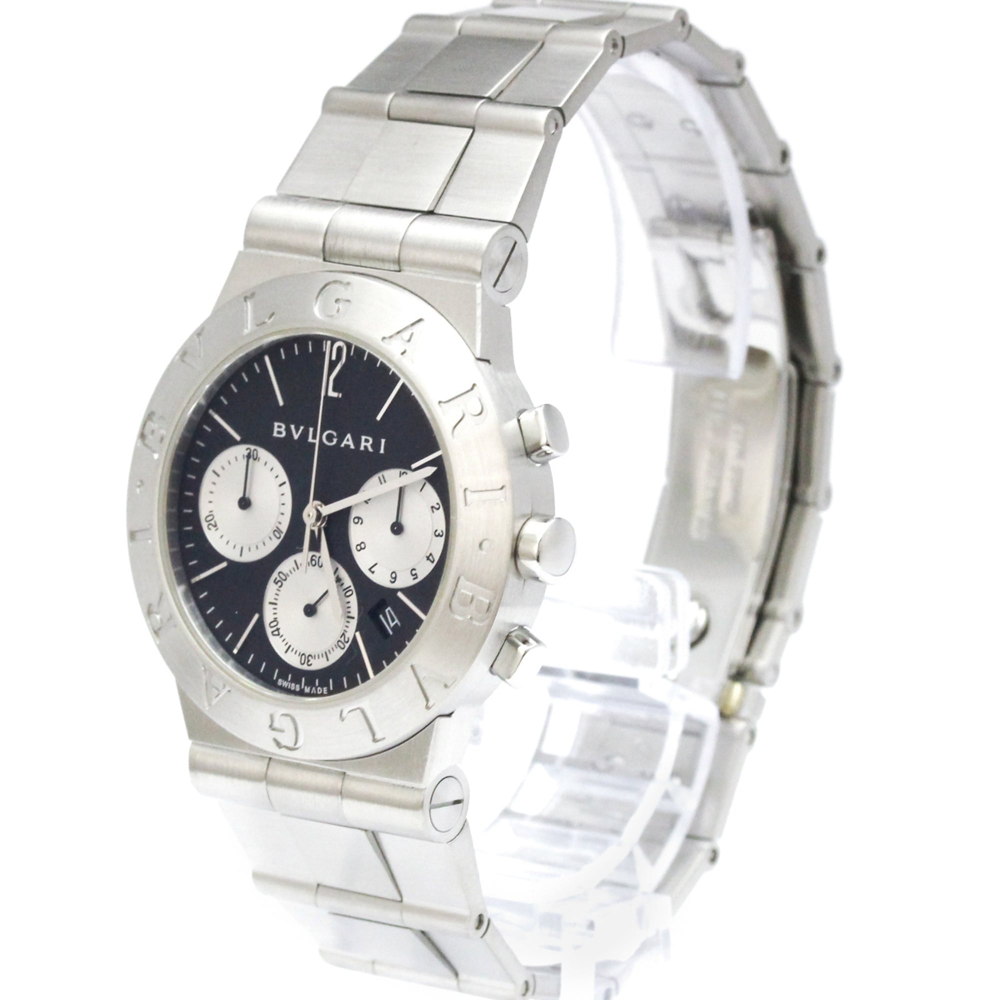 Montre Bvlgari Diagono CH35S Noir avec cadran de 35 mm