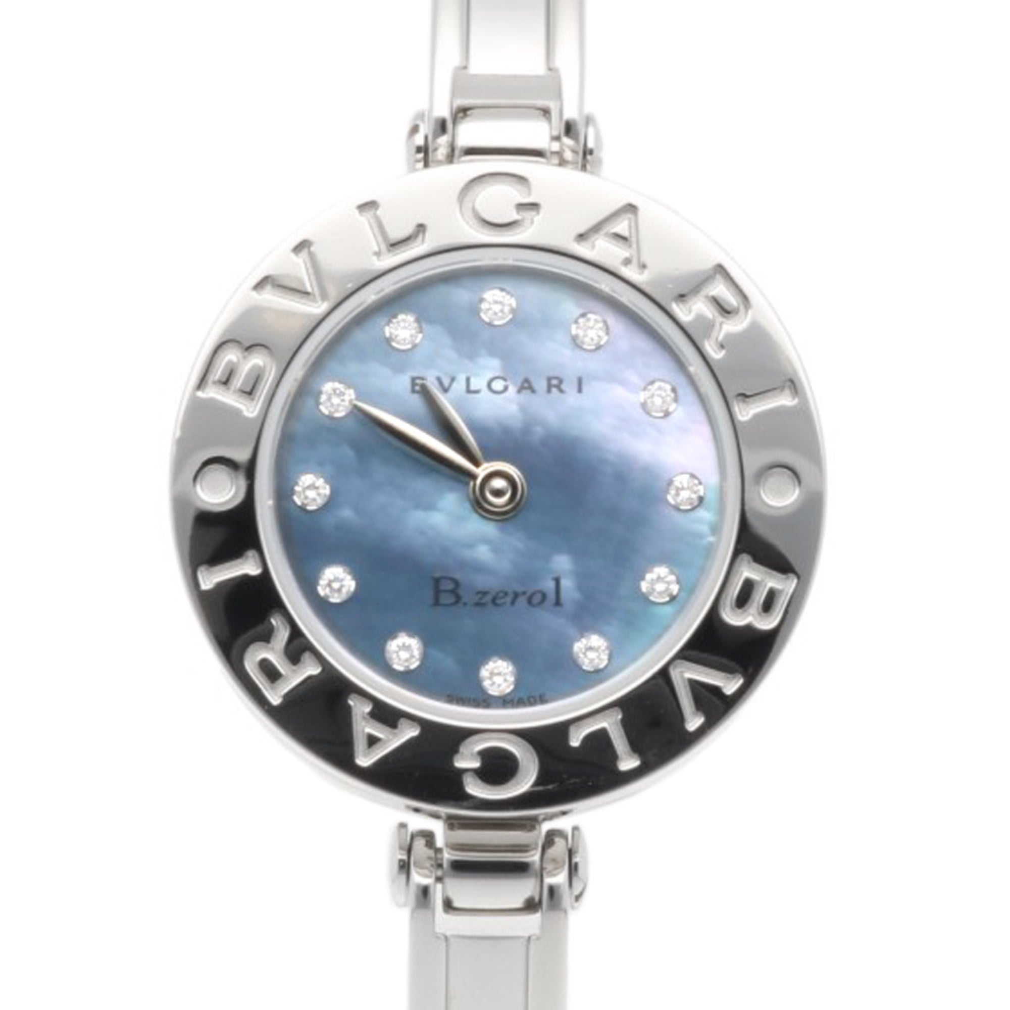 Montre Bvlgari Bulgari B-zero1 BZ22S, cadran bleu, 22 mm
