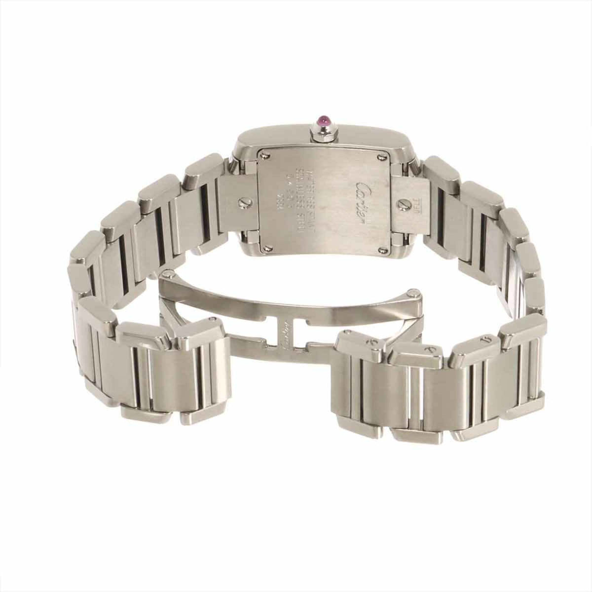 Montre Cartier Tank Française SM W51031Q3 Rose, cadran argenté, 20 mm