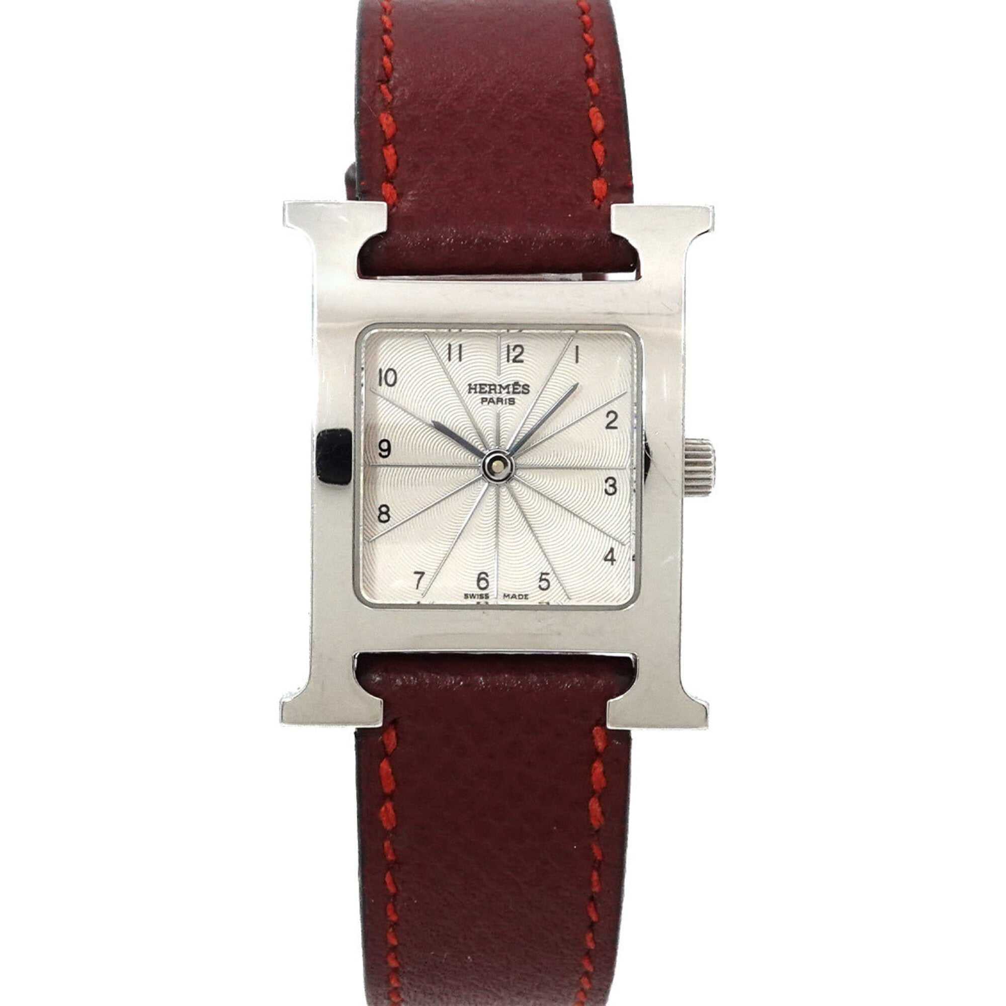 Hermes H- Silver Dial 21mm Watch