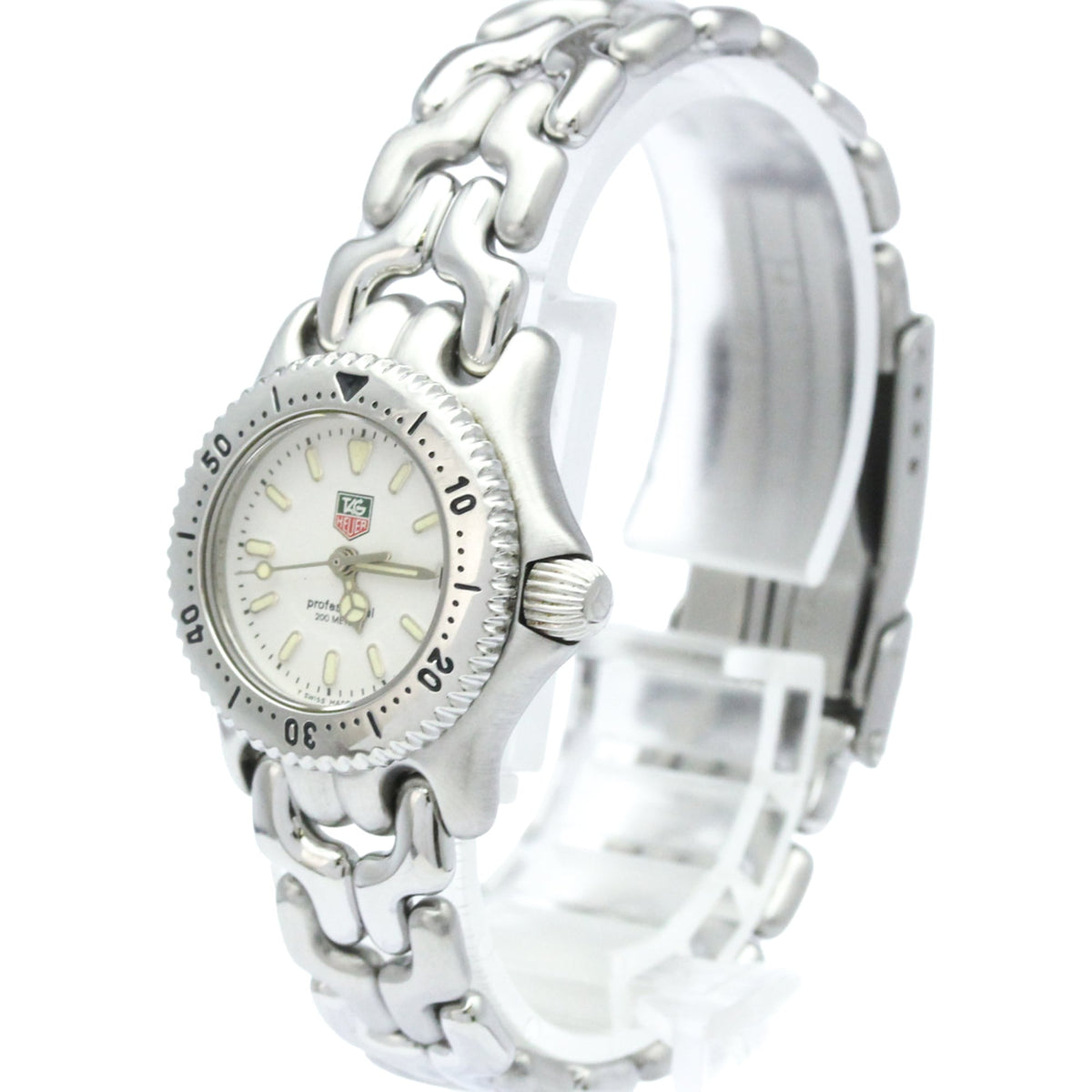 TAG Heuer Sel WG1412 White Dial 24mm Watch
