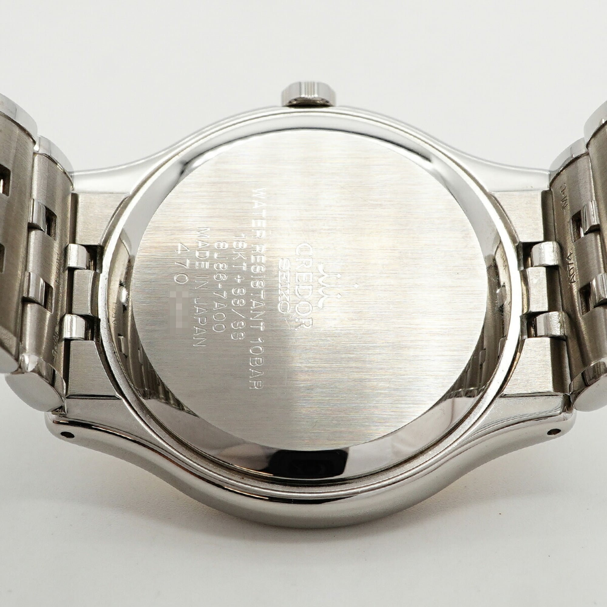 Seiko Credor GCAZ010 8J86-7A00 Silver Dial