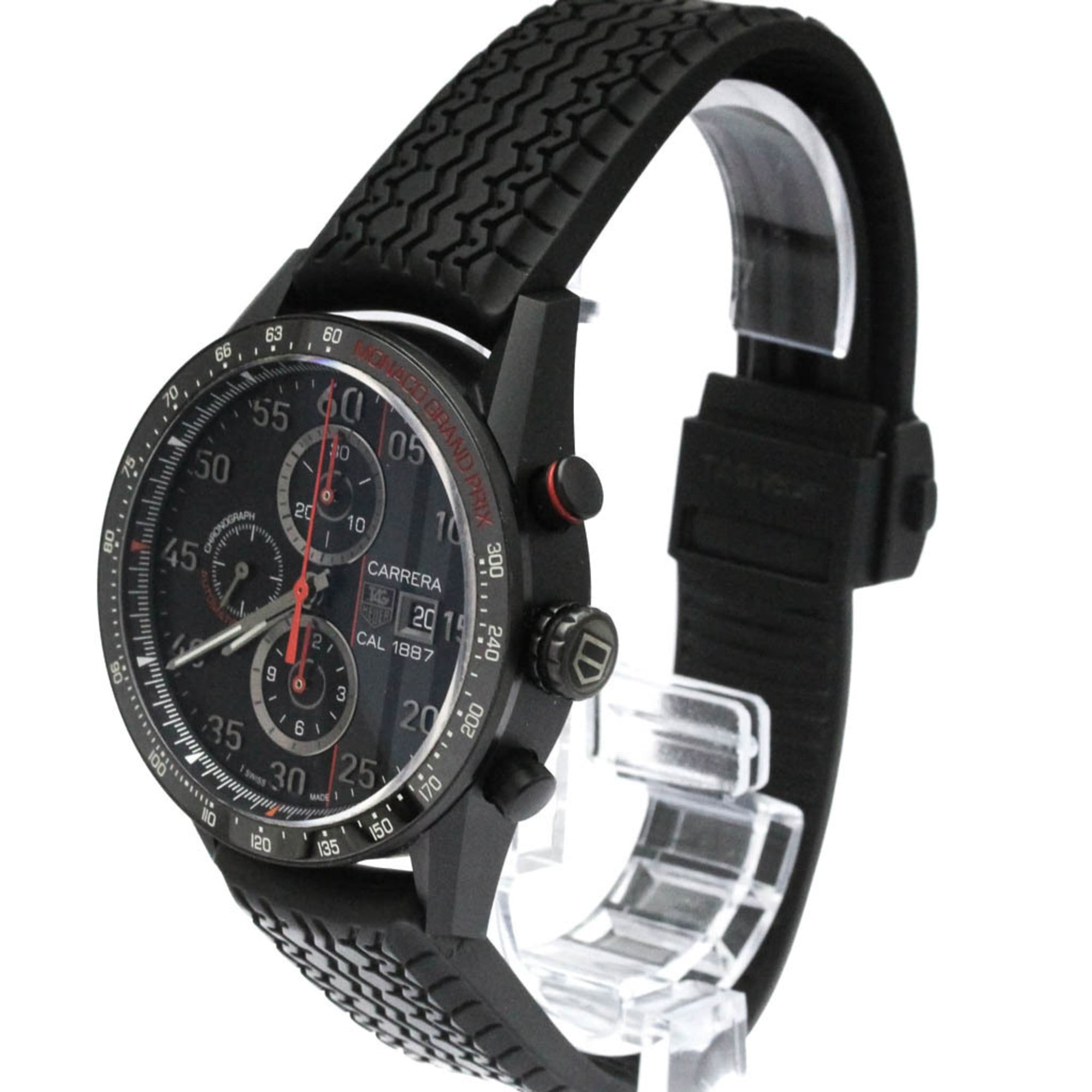 TAG HEUER Carrera Chronograph Monaco Grand Prix Titanium Watch CAR2A83