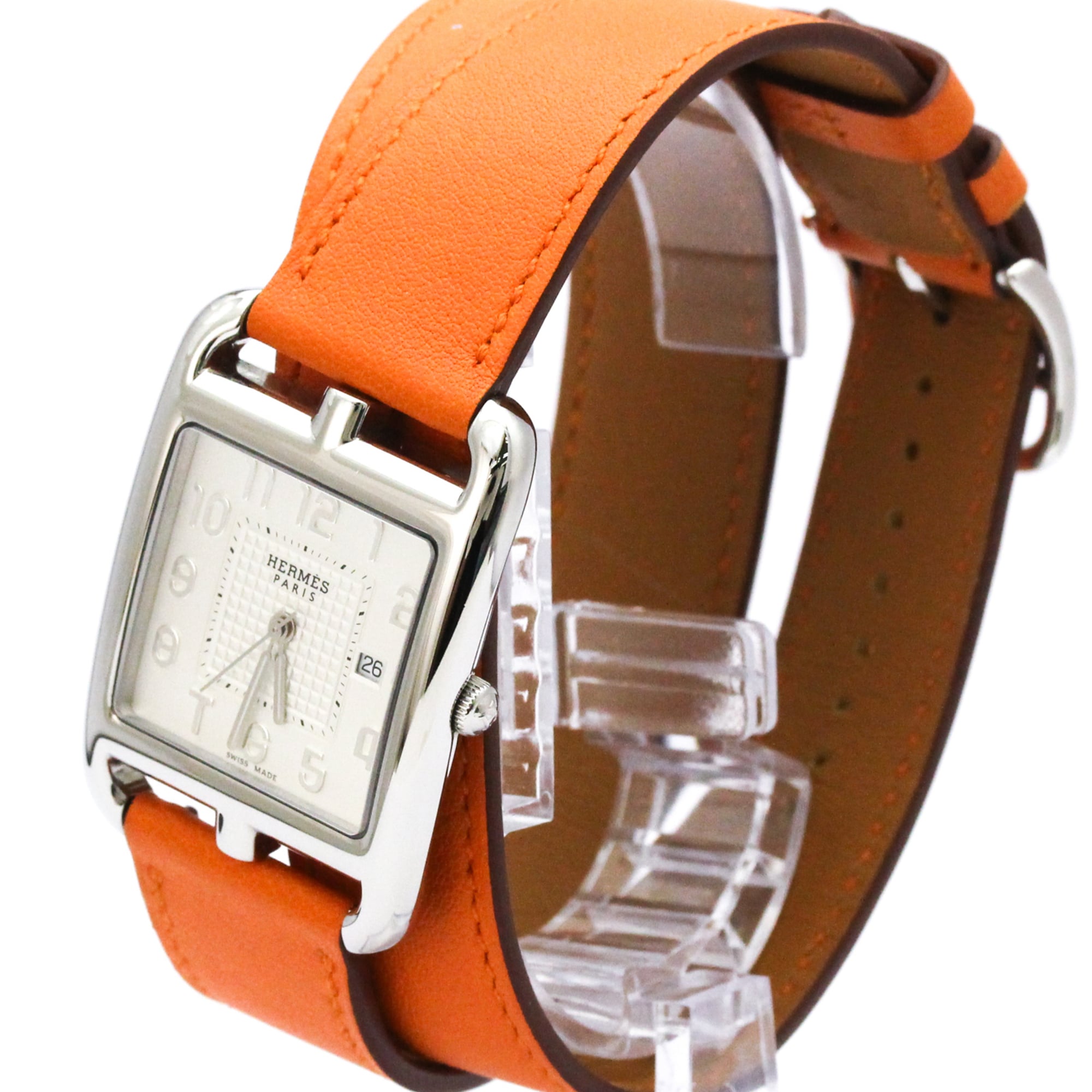 Hermes Cape Cod CC2.710 Silver Dial 29mm Watch
