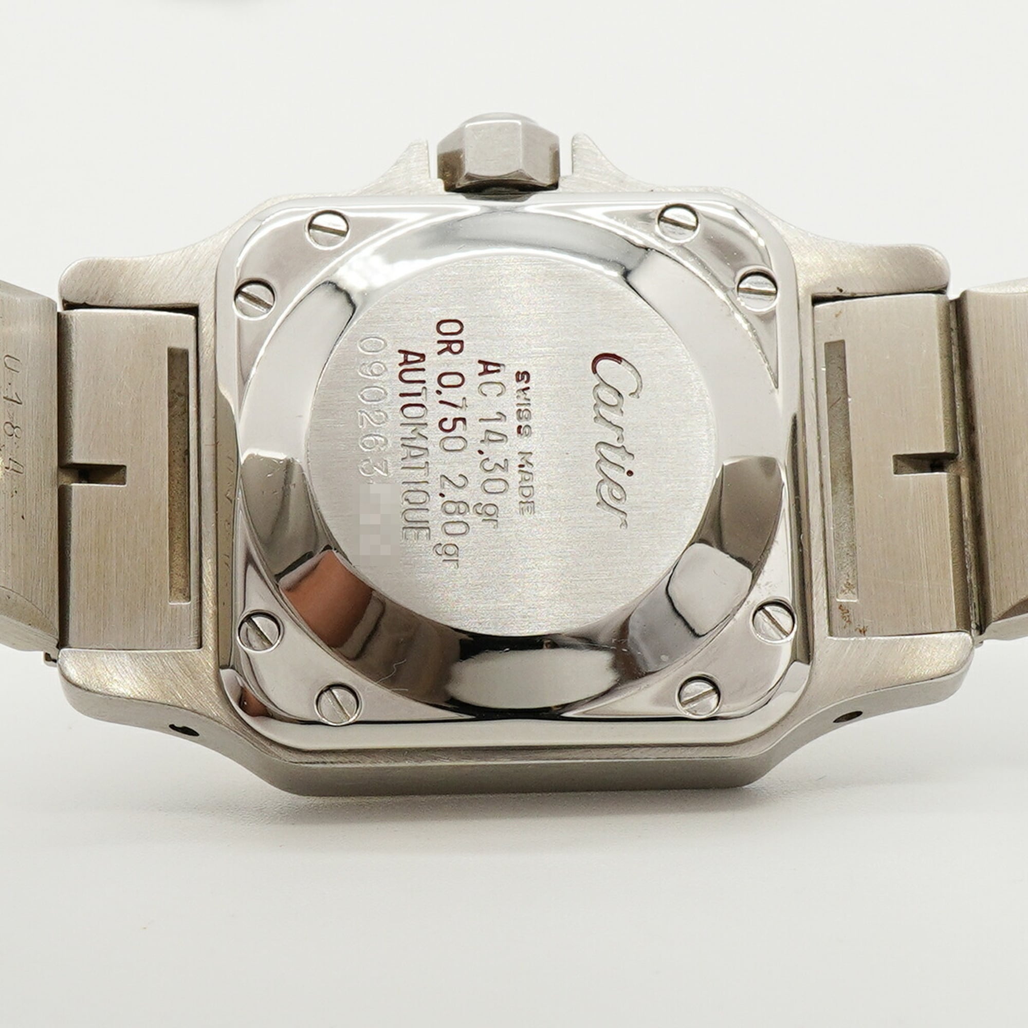 Cartier Santos Galbee SM White Dial Women's Watch