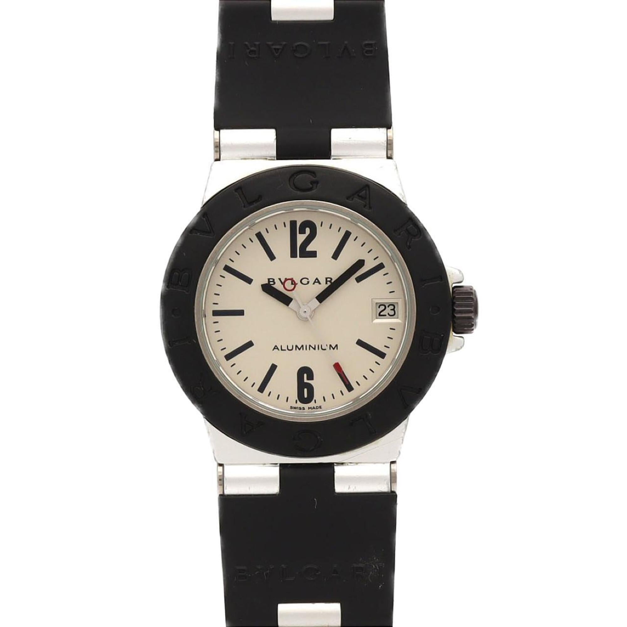 Bvlgari Aluminum AL32TAVD Silver Dial 32mm Watch
