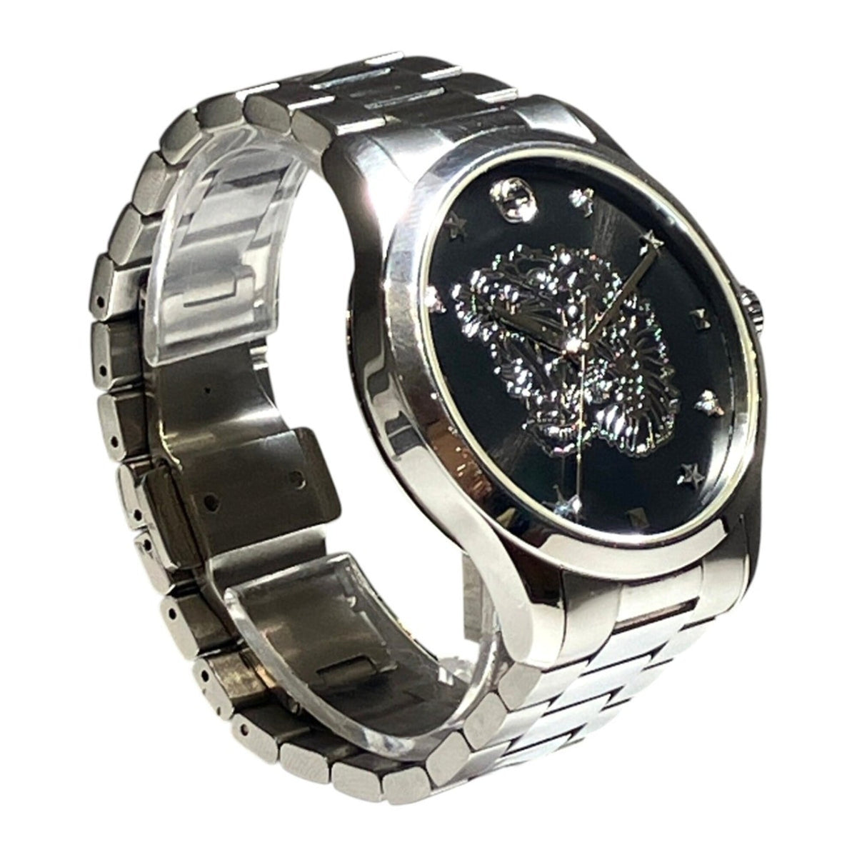 Gucci G-Timeless 126.4 Schwarz Zifferblatt 38 mm Uhr