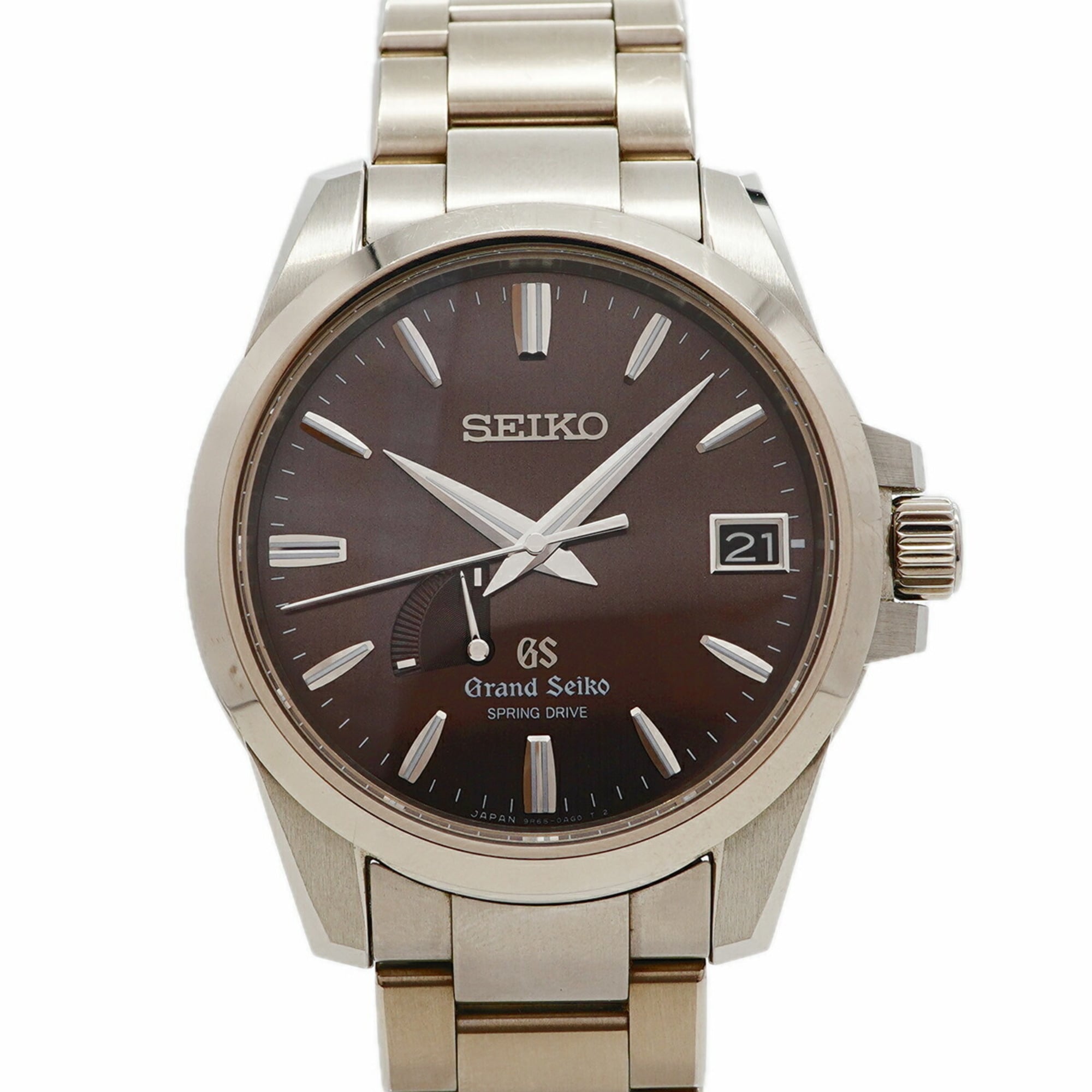 Grand Seiko Spring Drive SBGA081/9R65-0BG0 Grey Dial 39mm Watch