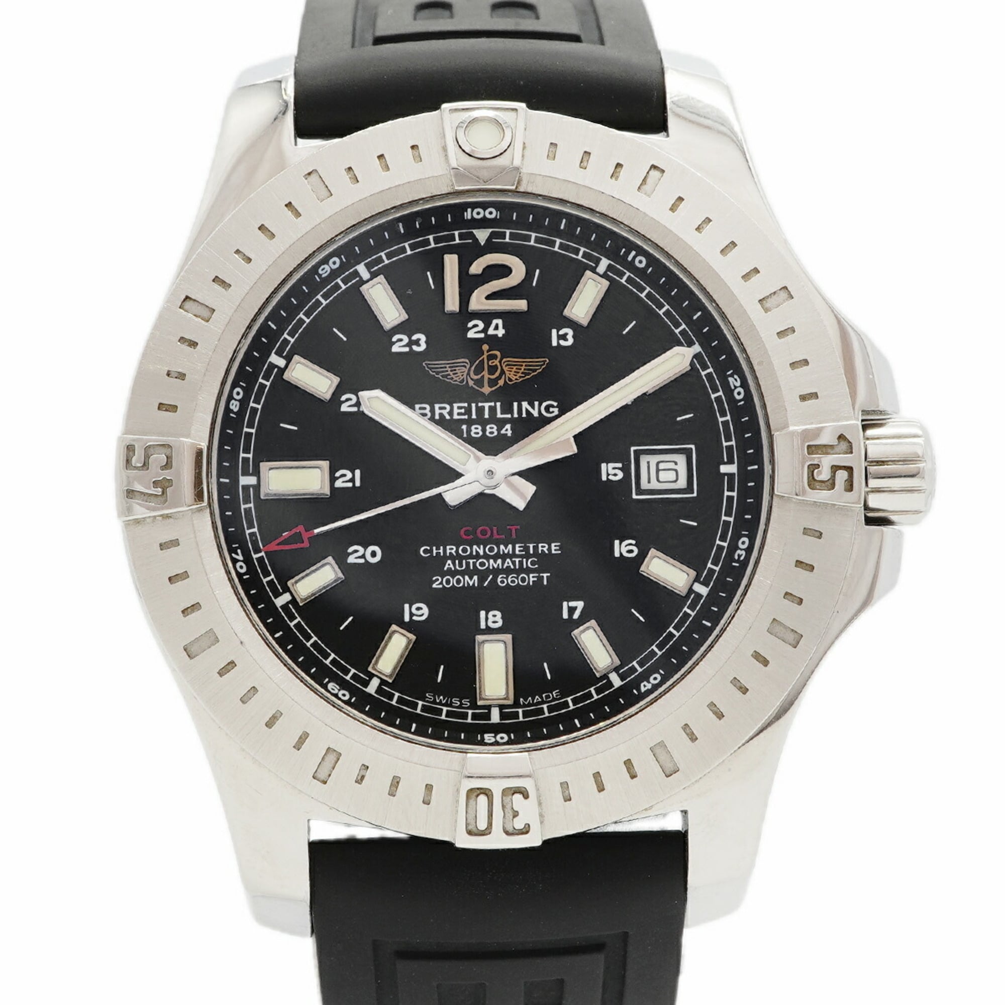 Breitling Colt A17388 Black Dial Stainless steel 43mm Watch