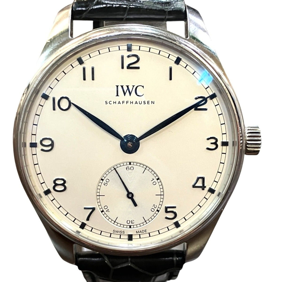 Montre IWC Schaffhausen Portugieser  IW358312 à cadran argenté 40mm