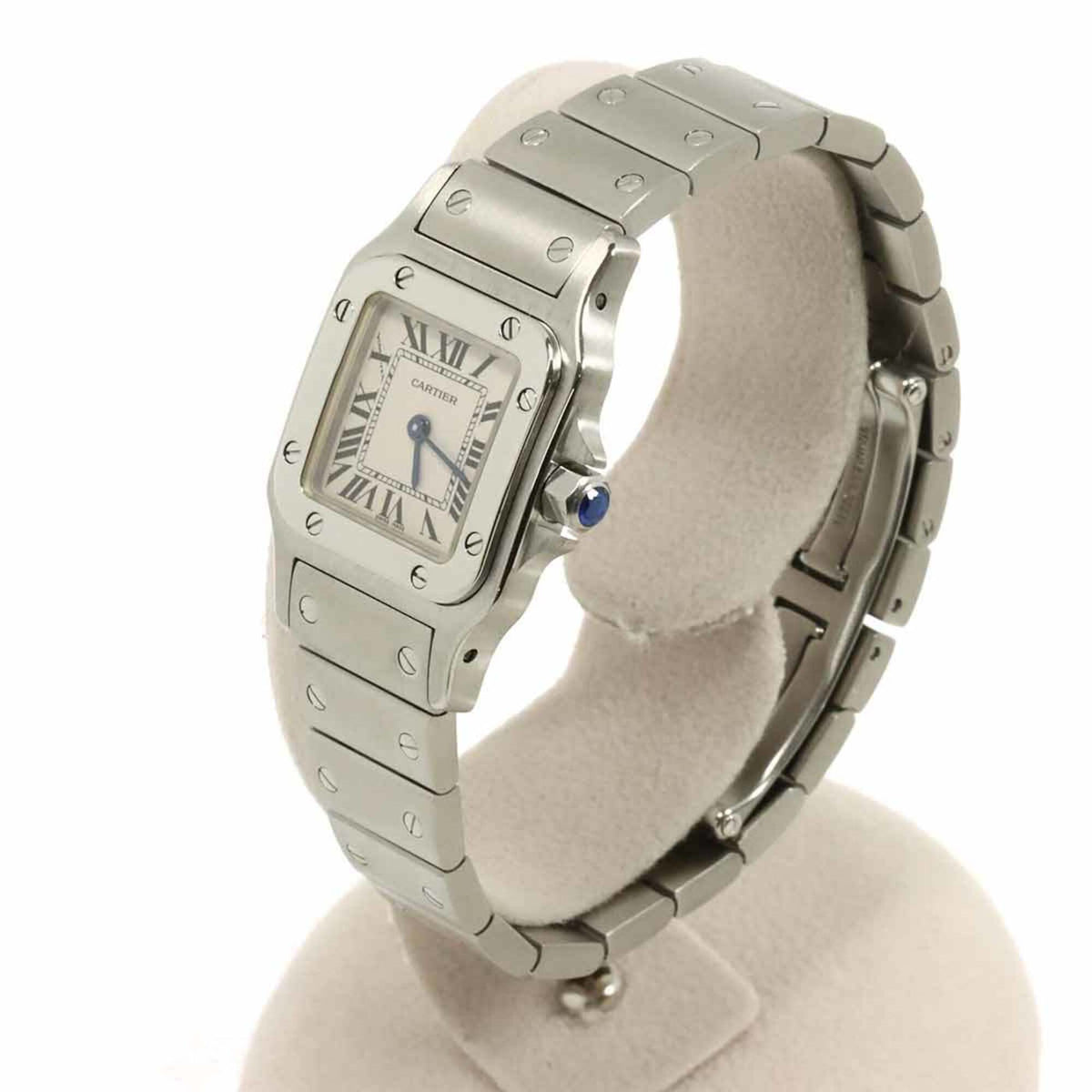 Cartier Santos Galbee SM W20056D6 Ivory Dial 23mm Watch