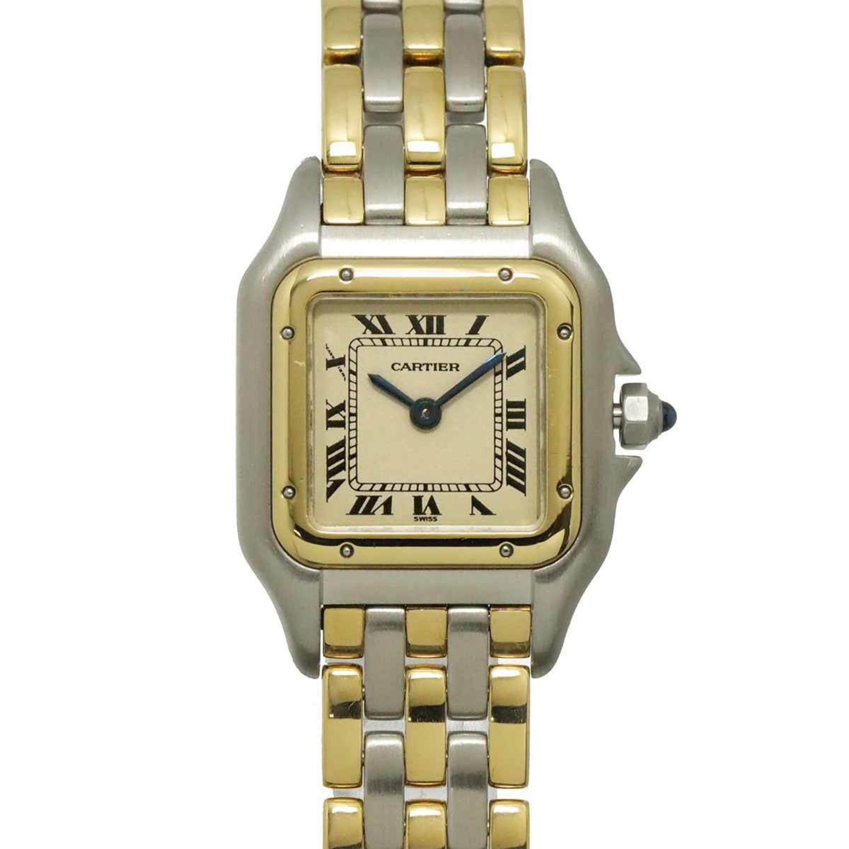 Cartier Panthère SM 3-rijig 84083244 horloge met ivoorkleurige wijzerplaat, 22 mm