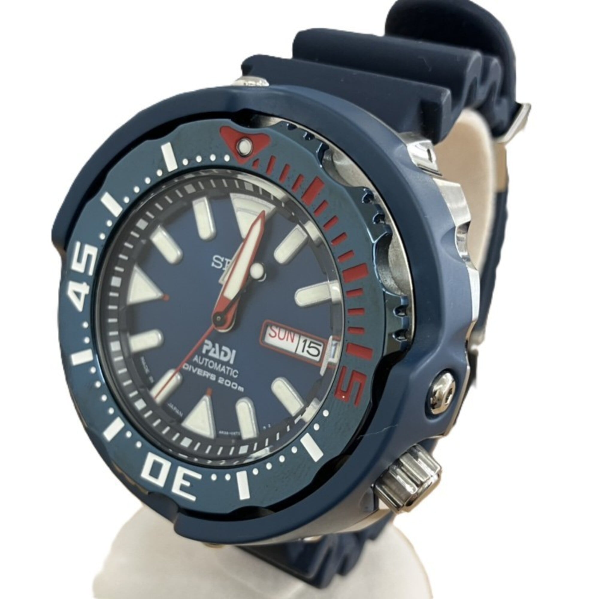 SEIKO Prospex PADI Collaboration Watch 4R36-05V0 with Rubber Band