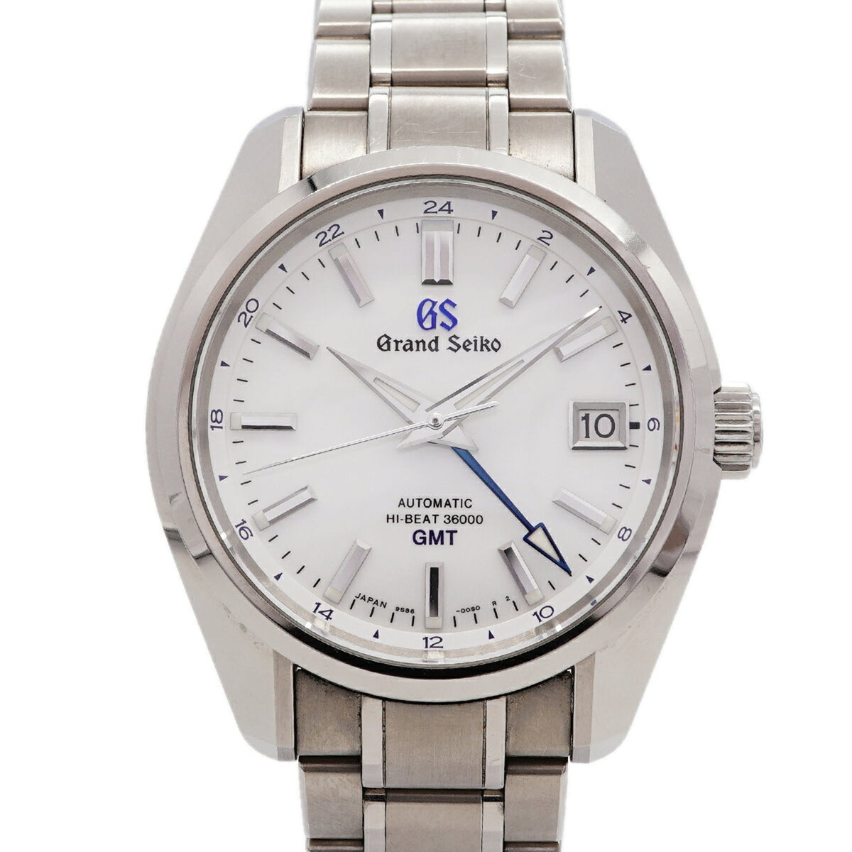Grand Seiko Grand Heritage Collection Mechanical Hi-Beat GMT SBGJ255/9S86-00R0 White Dial 40mm Watch