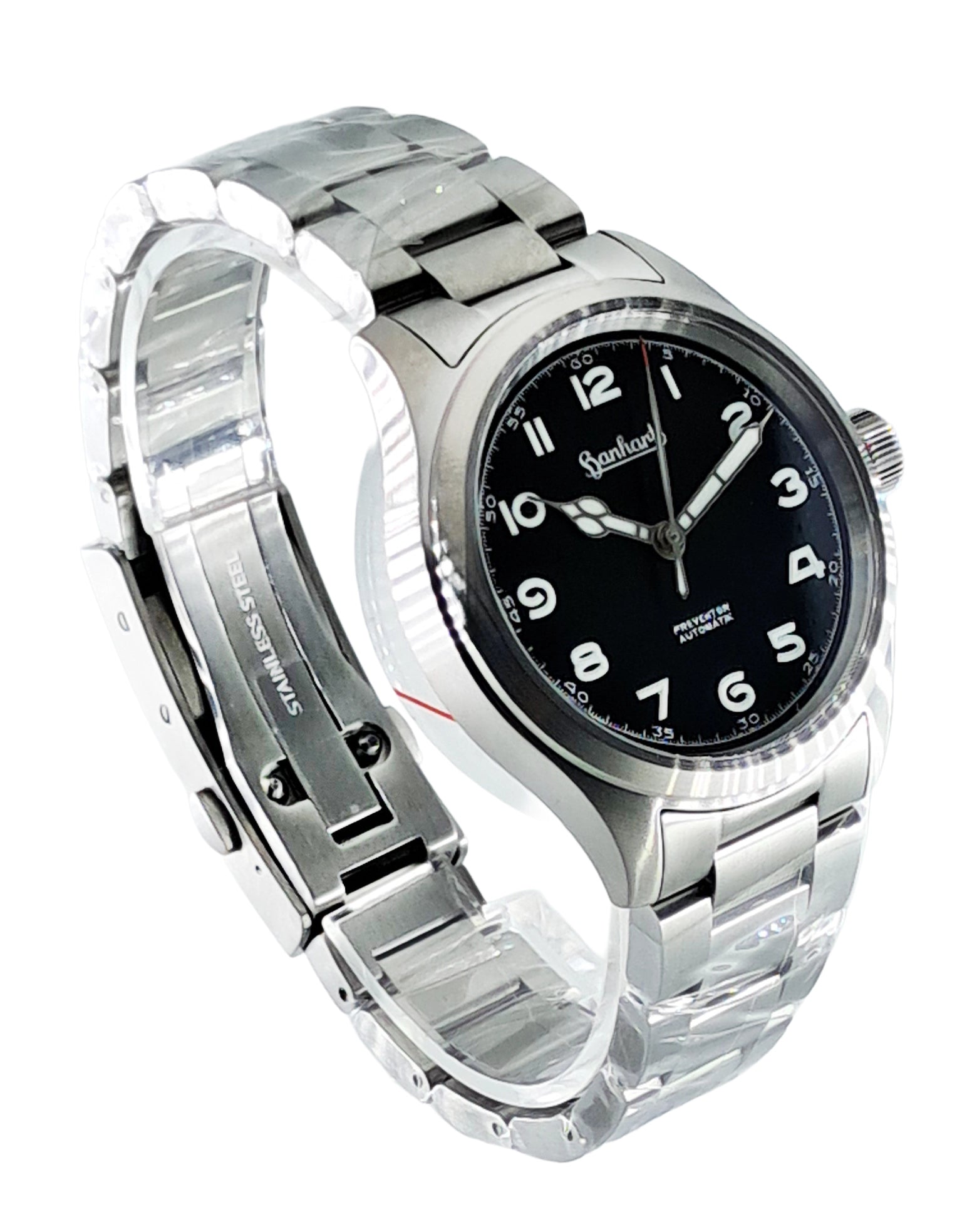 Hanhart Pioneer Preventor HD12 Automatique Noir 39mm