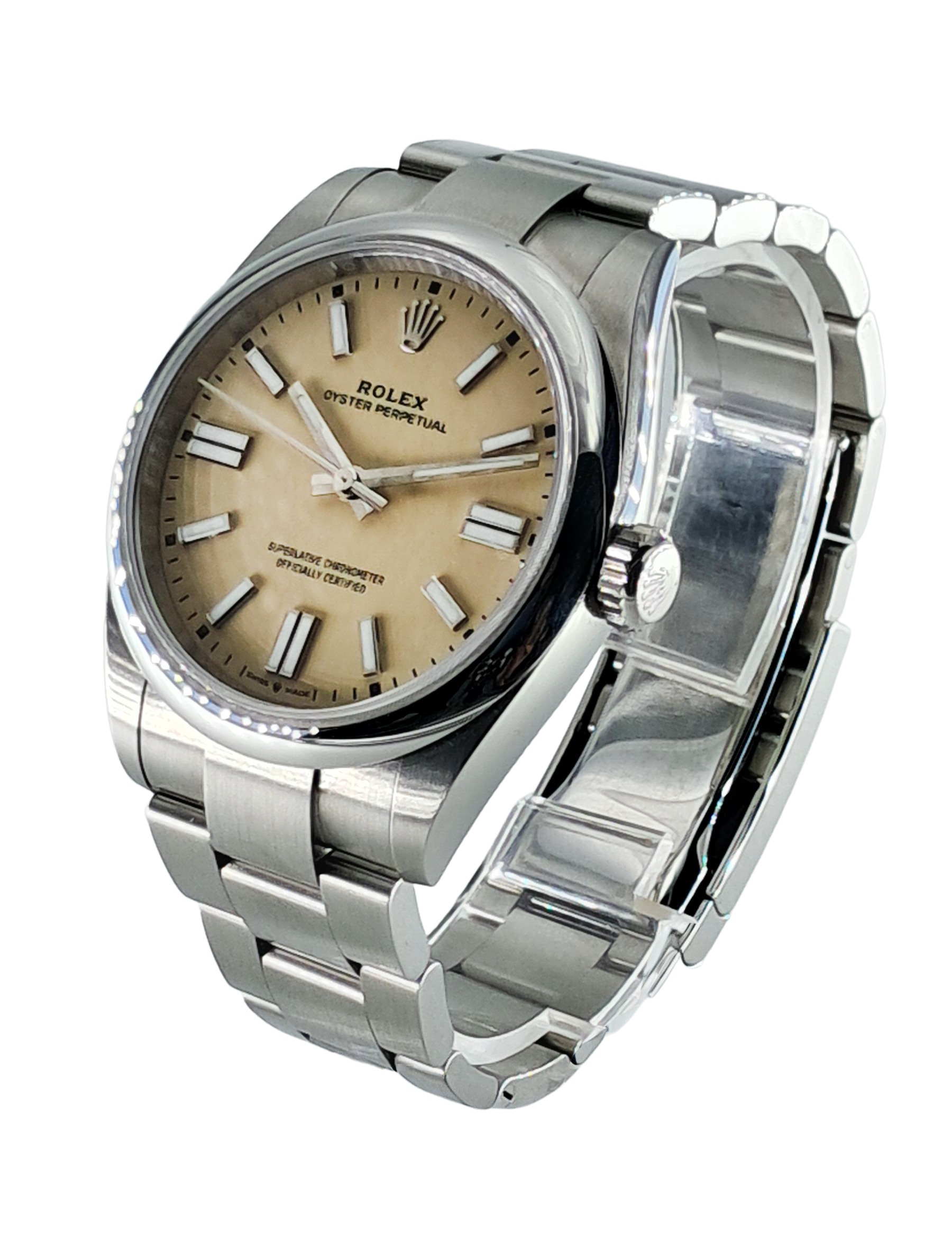 Rolex Oyster Perpetual Automatic Beige 41mm